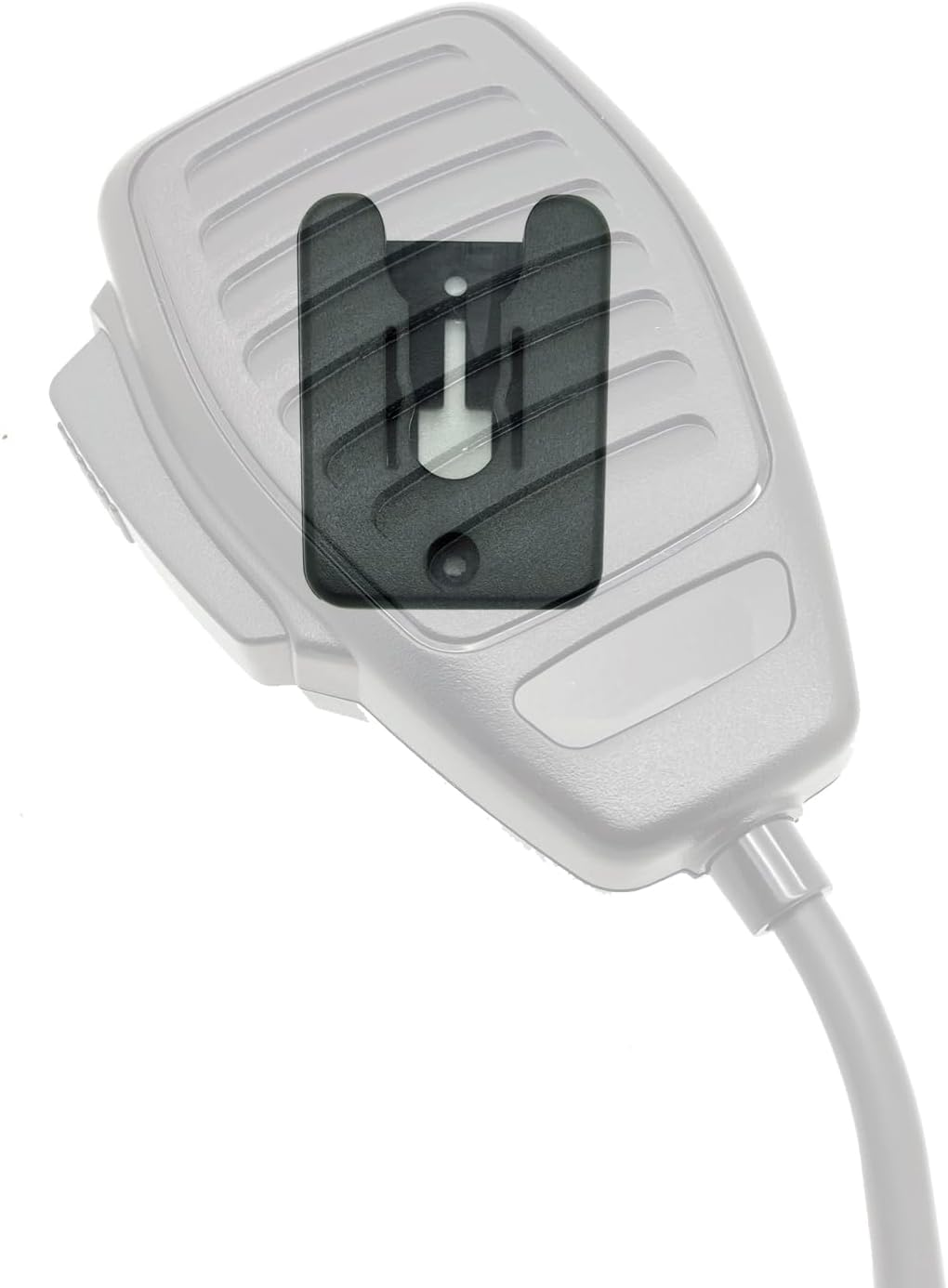 Lycogear Universal Ham CB Radio Microphone Mic Hanger Holder Mount with Adhesive Back, Pre Drill Holes & Single T Tab Connection, KLP-X2 image number 2