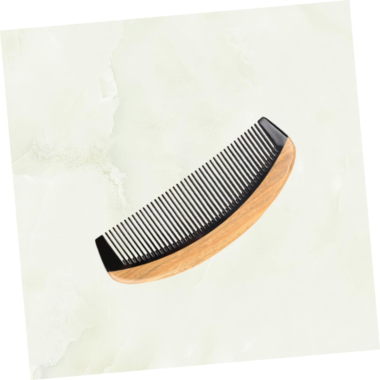 MUSISALY Sandalwood Brush Horn Comb Non-Static Static Comb Hairdressing Tool Natural Hair Accessory image number 4