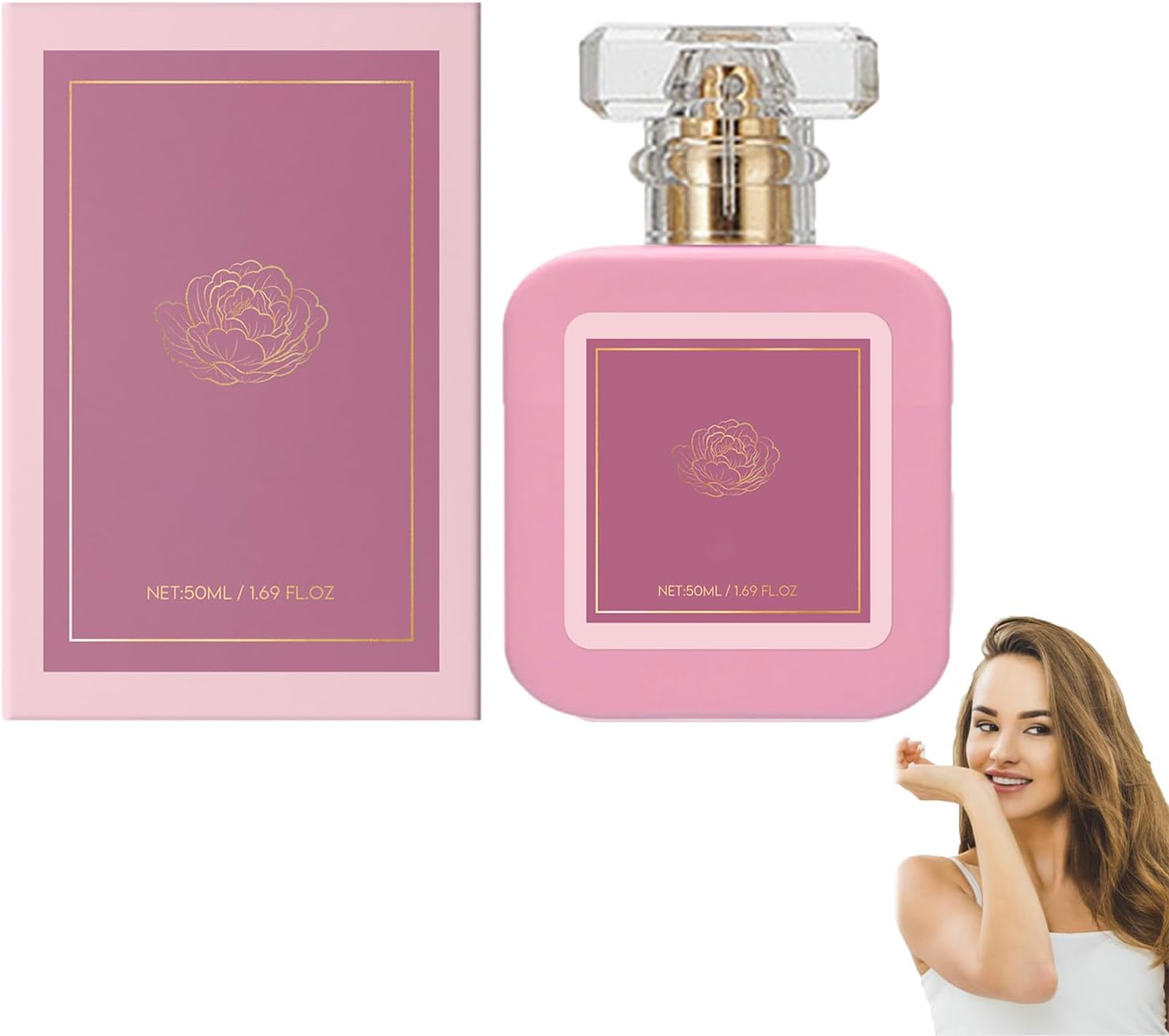 Delicate Perfume for Women, Romantic Fragrance with Vanilla & Fruity Scent, Long-Lasting Perfume Spray for Everyday Use, Refreshing & Charming with Strawberry Scent for Women (2Pcs)