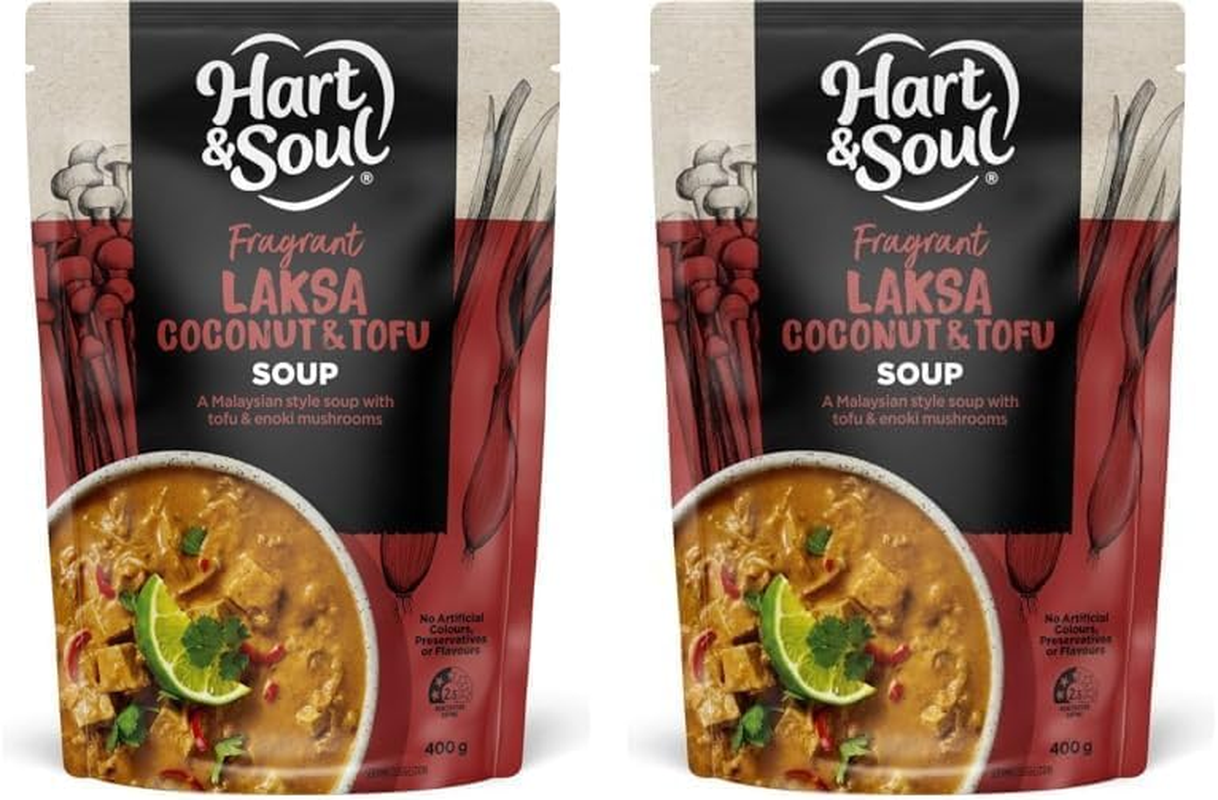 Hart and Soul All Natural Laksa Soup 400 G image number 1