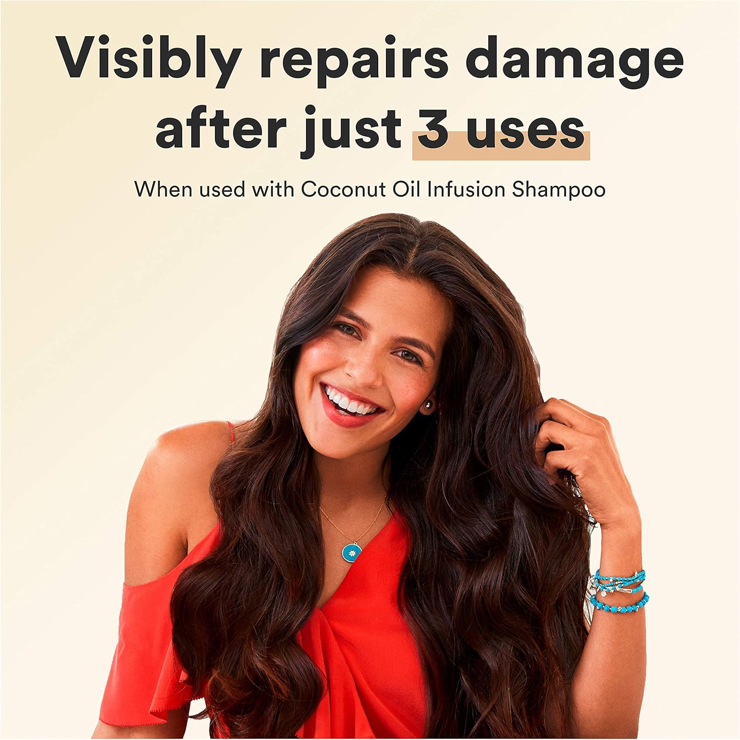 Suave Professionals Damage Repair Shampoo, Coconut Oil Infusion 28 Ounce image number 2