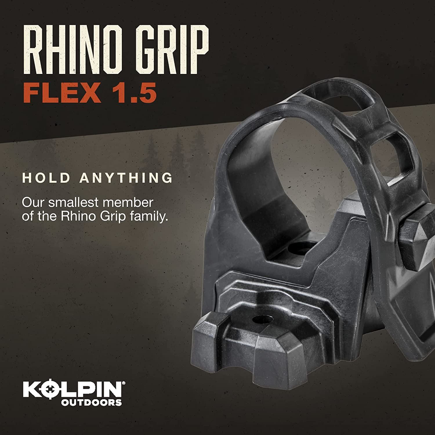Kolpin 21570 Black 1.5" Rhino Grip, 2 Count (Pack of 1) image number 2