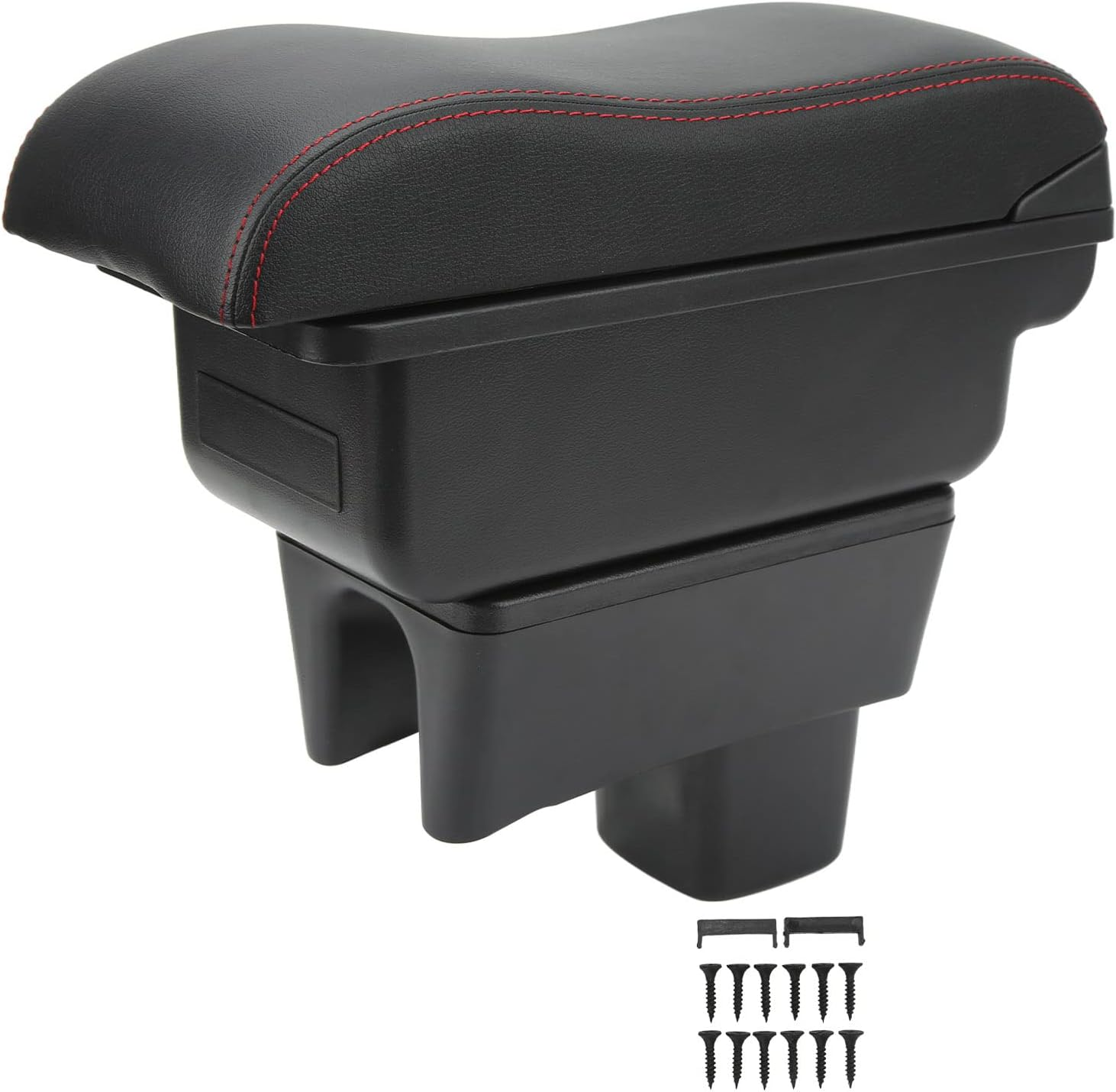 Car Center Console Armrest Box, Car Console Storage Box Arm Rest Cushion Pads for Suzuki Swift 2005‑2021, Elbow Rest Pad Armrest Extender for Relieving Arm Fatigue, Storing Items image number 1
