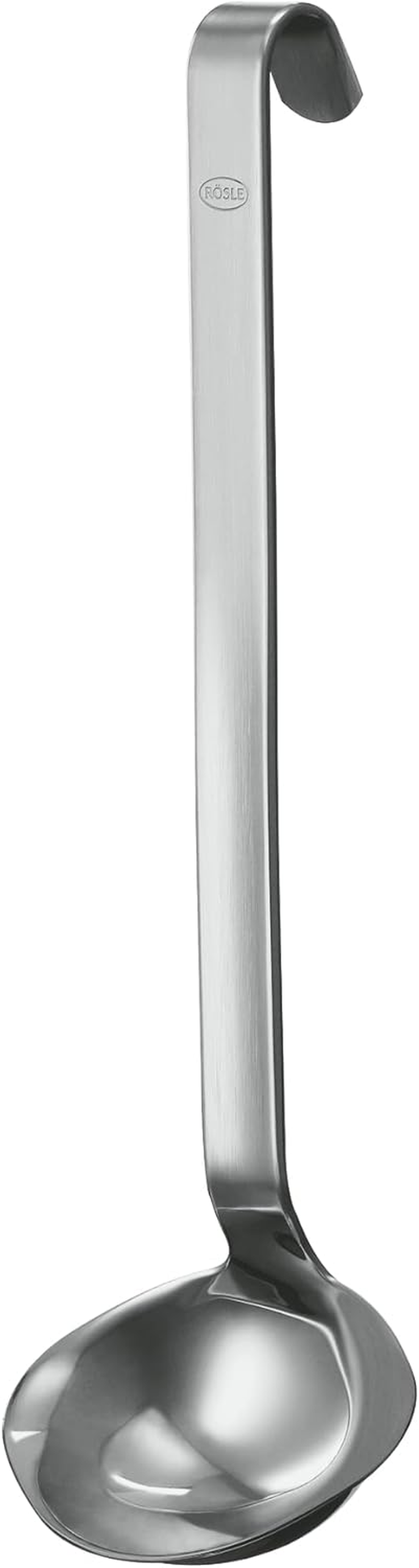 R&ouml;sle Stainless Steel Soup Ladle, Flat Handle, 3.7-Ounce image number 4