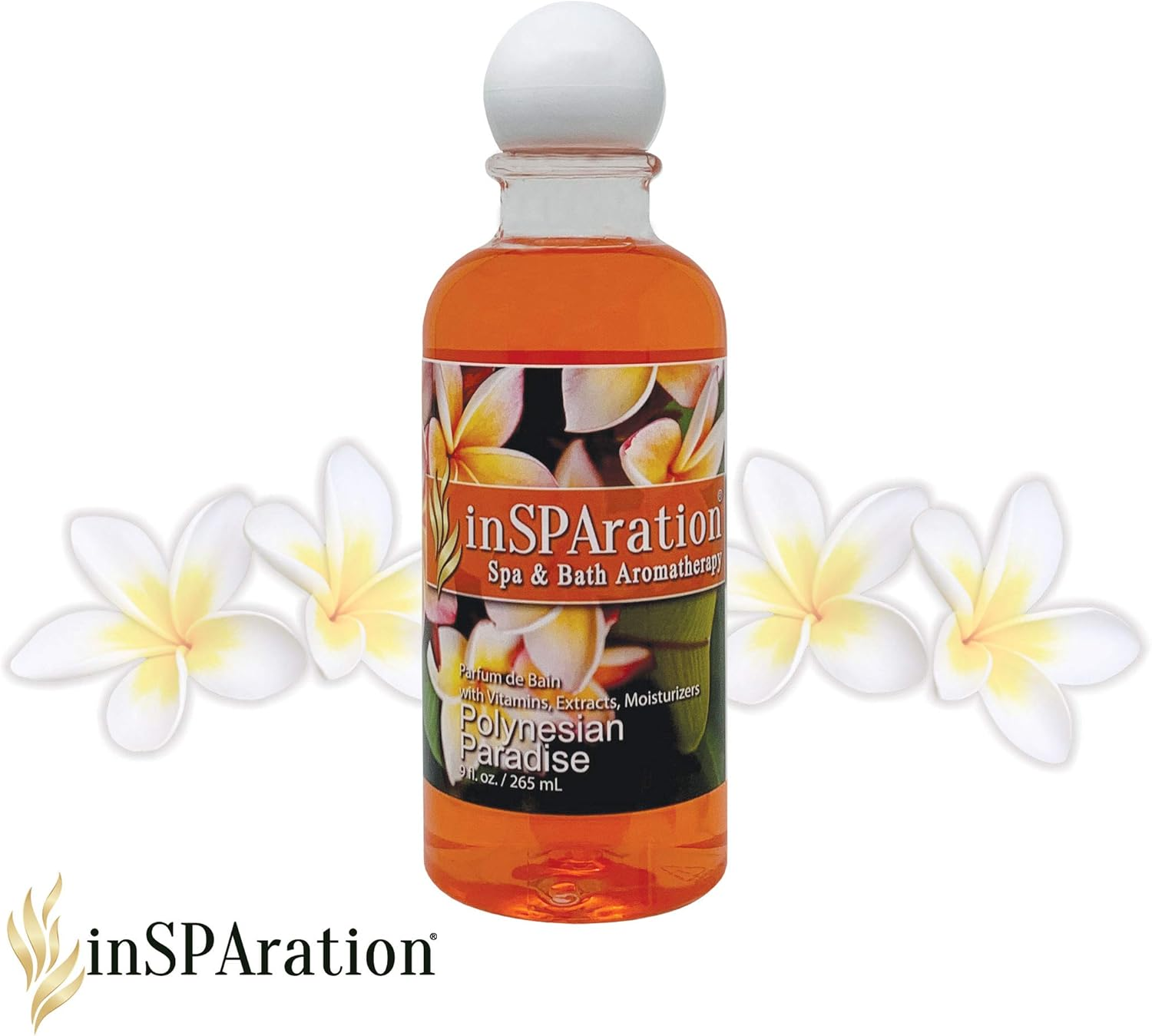 Insparation Spa and Bath Aromatherapy 123X Spa Liquid, 9-Ounce, Polynesian Paradise image number 3