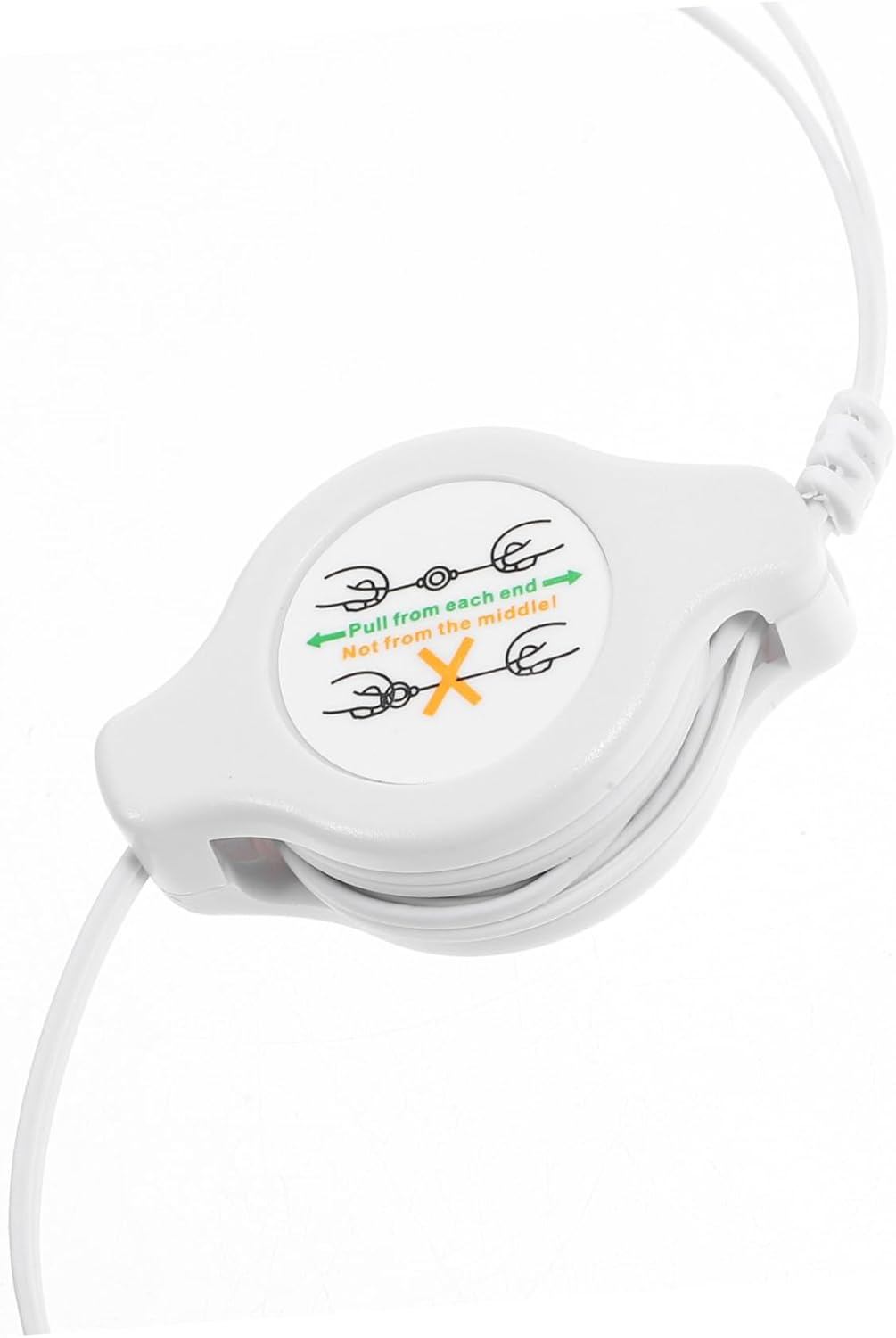 HEATSHAKING Retractable in Ear Headphones Lightweight for CD Players Smart Devices Comfortable Cushions Portable Design for Gym Daily image number 6