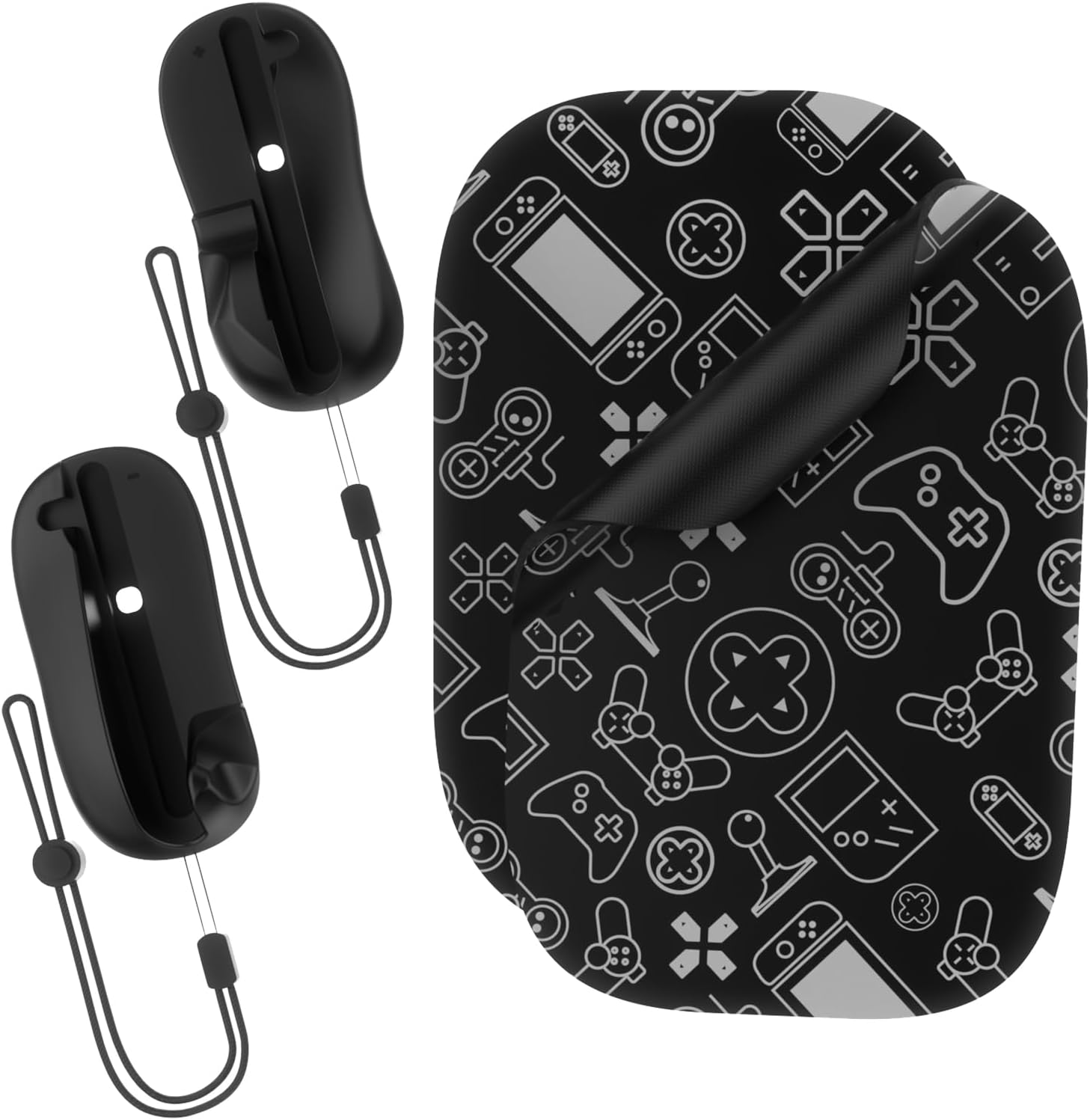 Gaming Controller Mouse Adapter for Switch 2,Ergonomic Design, Place-And-Play Setup, Blue and Orange,2-Pack (Orange Blue A)