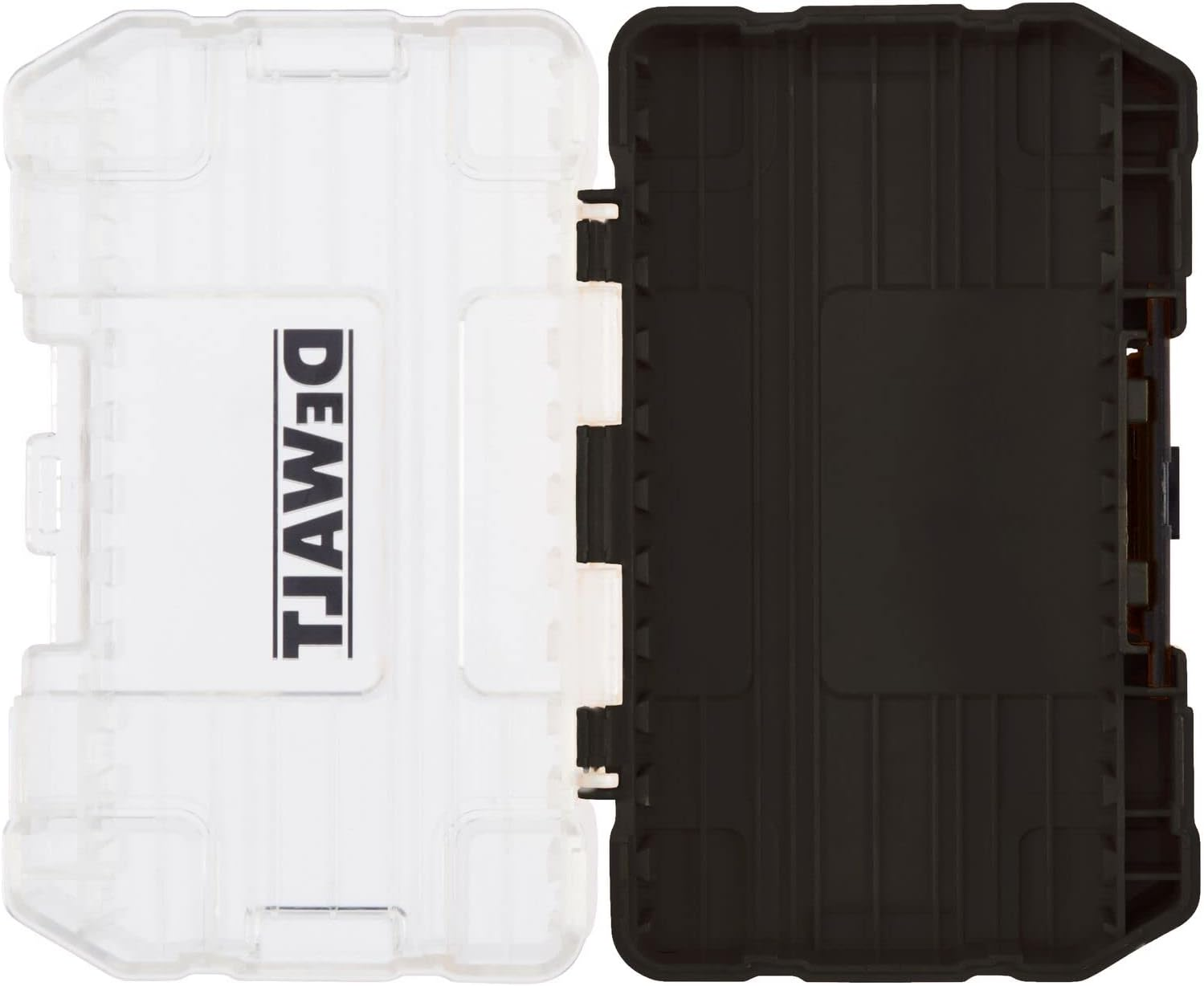 DEWALT Toughcase Tool Box, for Small Parts, 1 Compartment Organizer, Clip Latch for Secure Closing (DWASTCASEBLK) image number 2