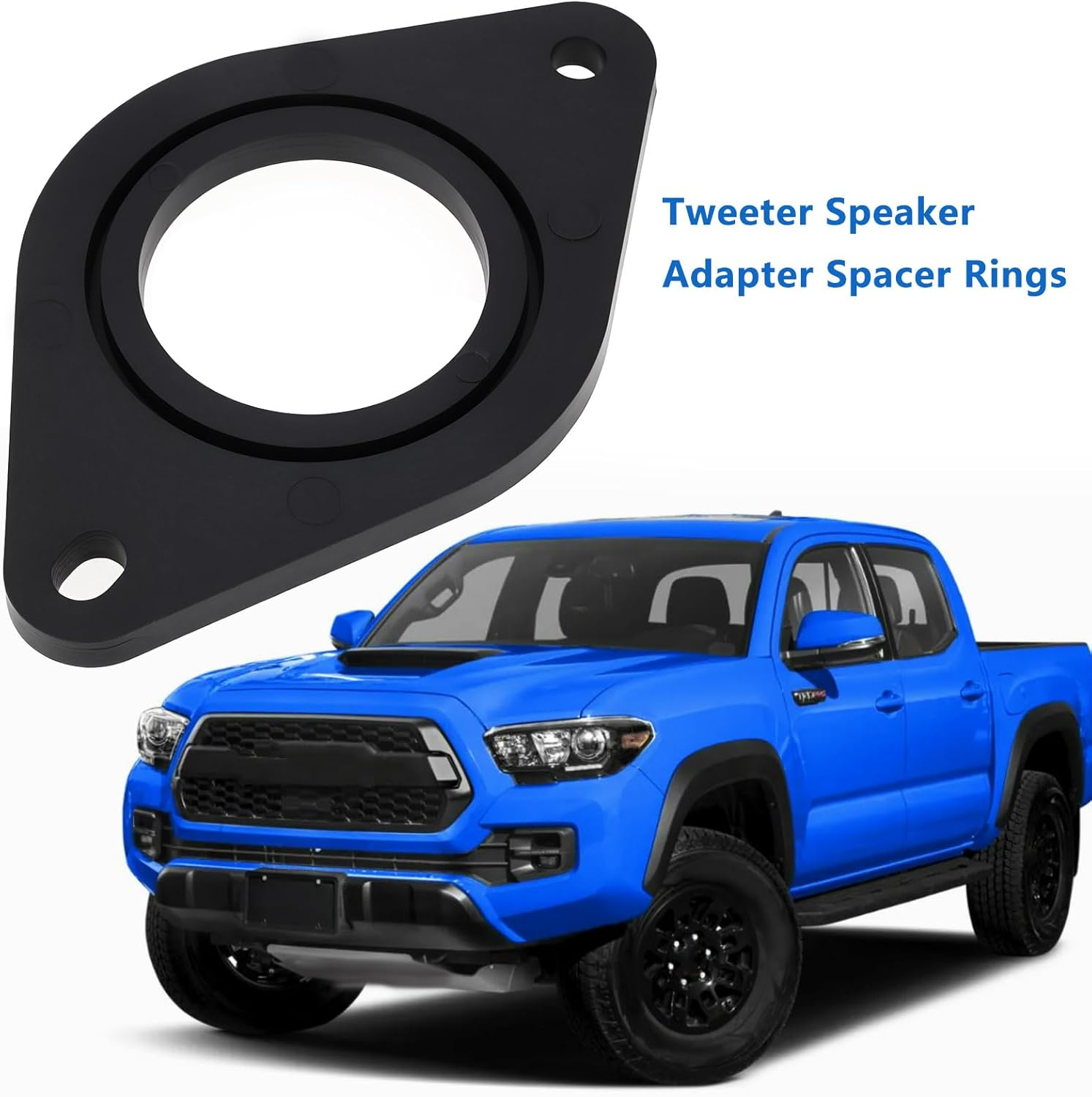SG Store 1.5 Inch Cutout Tweeter Speaker Adapter Spacer Rings Compatible with Toyota Tacoma Compatible with Subaru image number 3