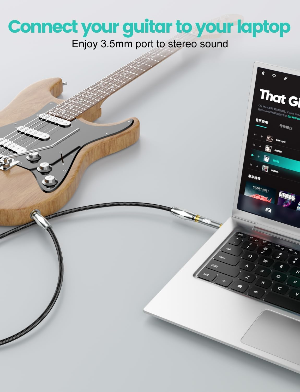 EMK 1/4'' to 3.5 Mm Stereo Pure Copper Headphone Adapter, 3.5 Mm(1/8'') Plug Male to 6.35 Mm (1/4'') Jack Female Stereo Adapter for Headphone, Amp Adapter, Black 2-Pack image number 1