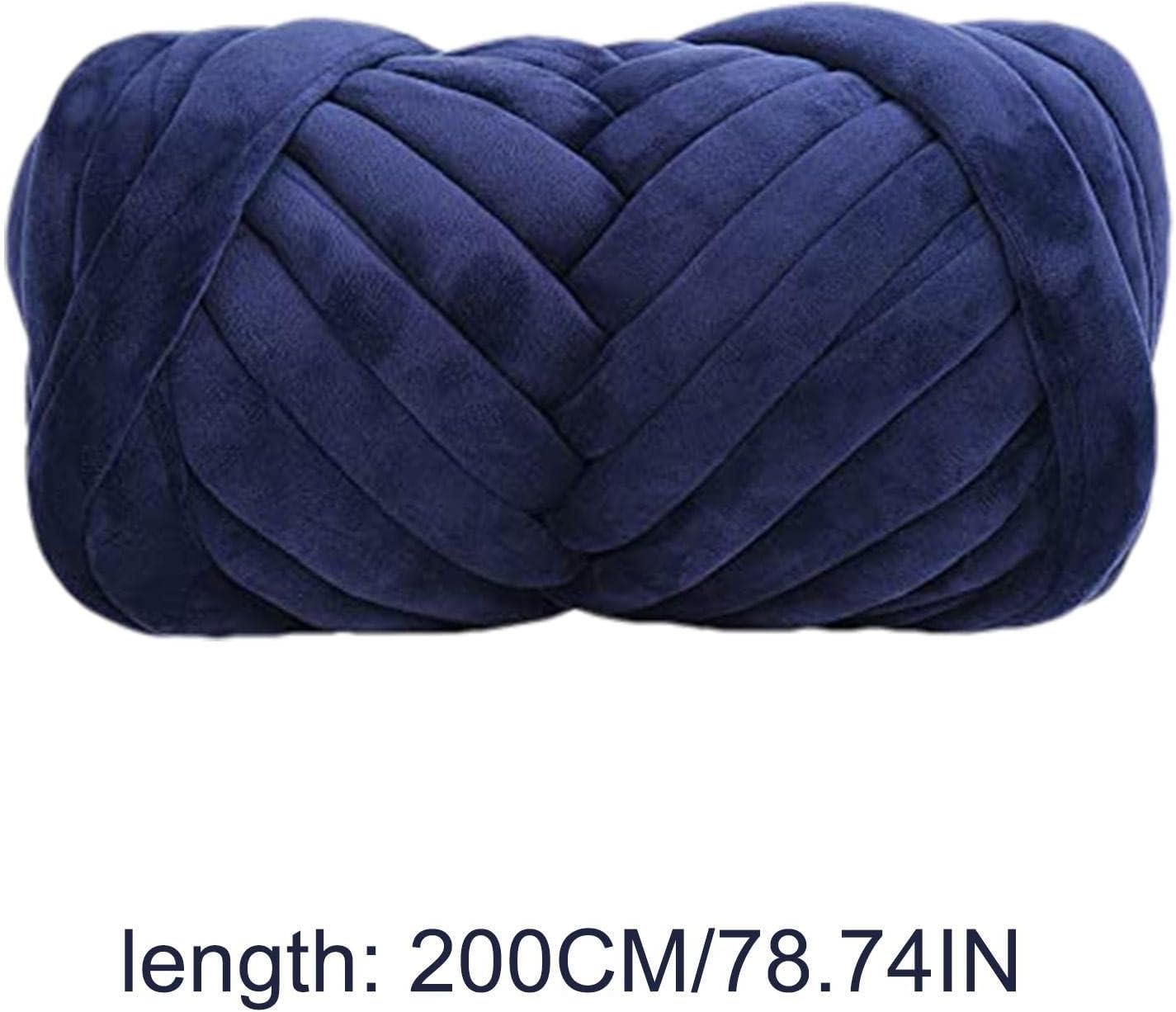 T-Shirt Yarn | Giant Yarn for Blanket Pillow | 1 Roll/20 Yards Chunky Yarn for Arm Knitting Crochet for Making Blankets, Doormats, Cat Houses, Cushions, Pillows, image number 4