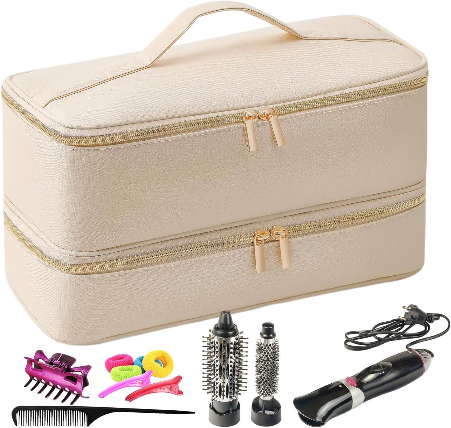 Hair Tool Bag | Hair Travel Bag Hair Dryer Case,Hair Accessories Bag, Hair Tool Storage Organizer, Blow Dryer Protective Case for Travel Hair Tool