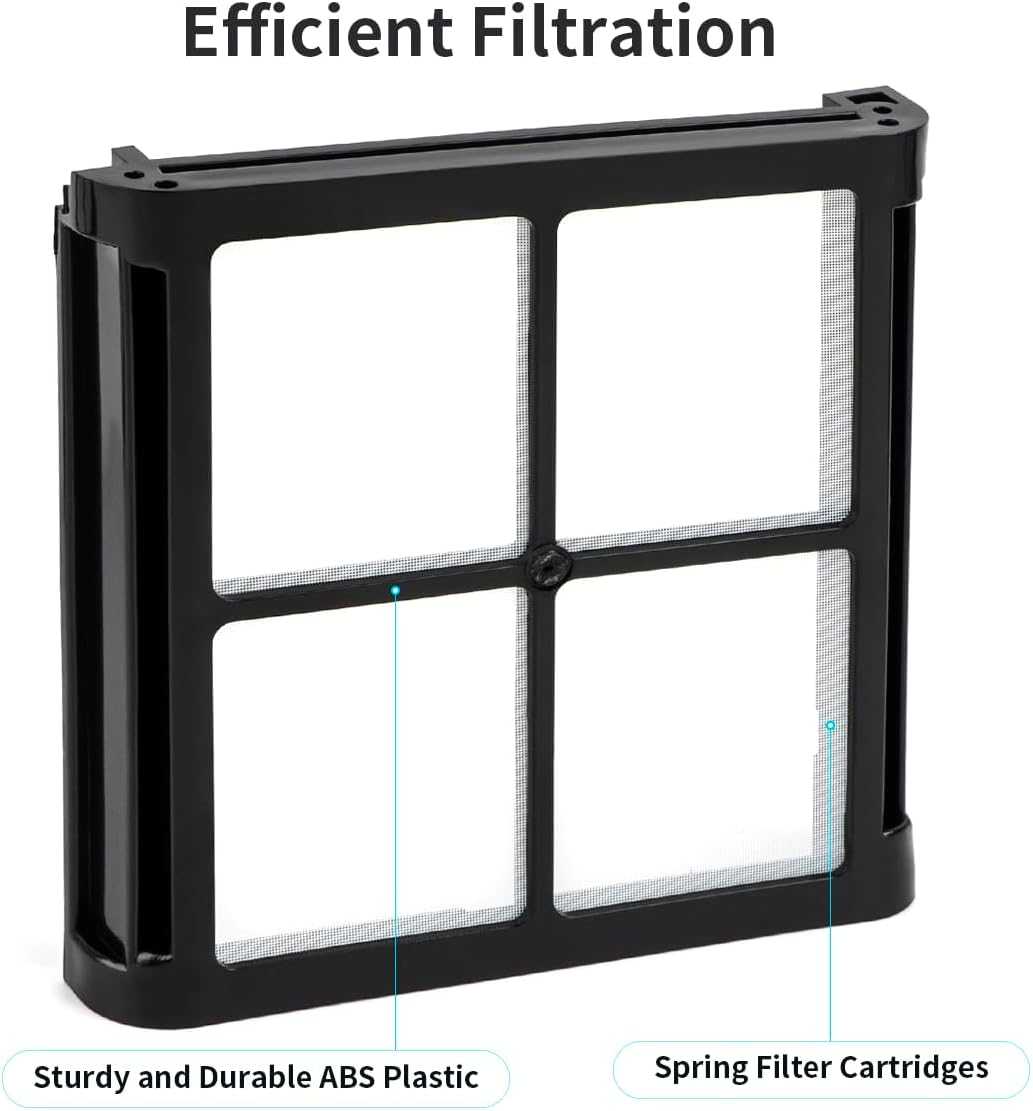 Wuyan 4 Pack Ultra-Fine Cartridge Filter Compatible with Dolphin S50, S100, Active 10, Active 15, T15, T25, E10Proteus DX3, Cayman, Escape, Advantage Pool Cleaner Filter,Part 9991468-R4 image number 2