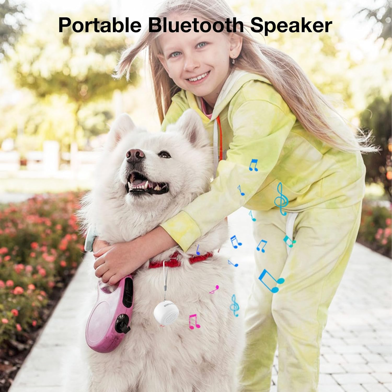Momoho Mini Bluetooth Speaker with Remote Shutter, Small and Tiny Waterproof Bluetooth Speaker, Portable Bluetooth Speaker Wireless