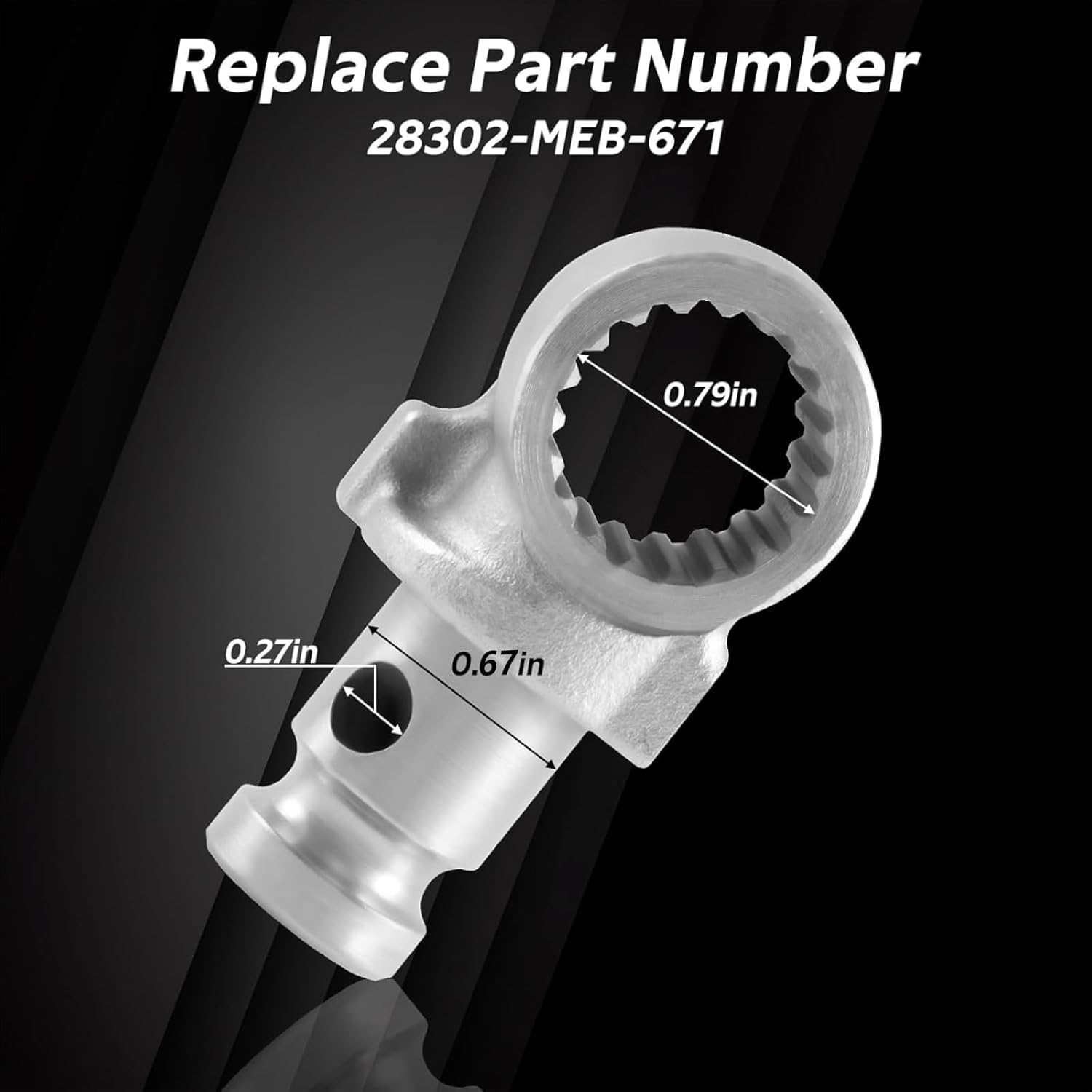 Joint Kick Arm，Kick Starter Joint Knuckle Compatible with Honda CRF450R 2002-2005，CRF450X 2005-2017 Replace# 28302-MEB-671