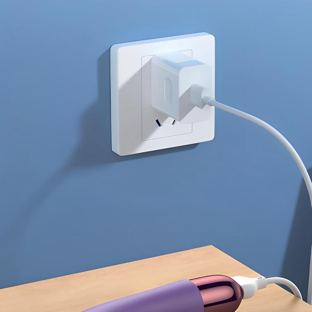 2PCS Magnetic USB DC Charger Cable, 0.8M Charging Cord for Massager, Electric Toothbrushes,Kids Watche, Cleanser image number 2