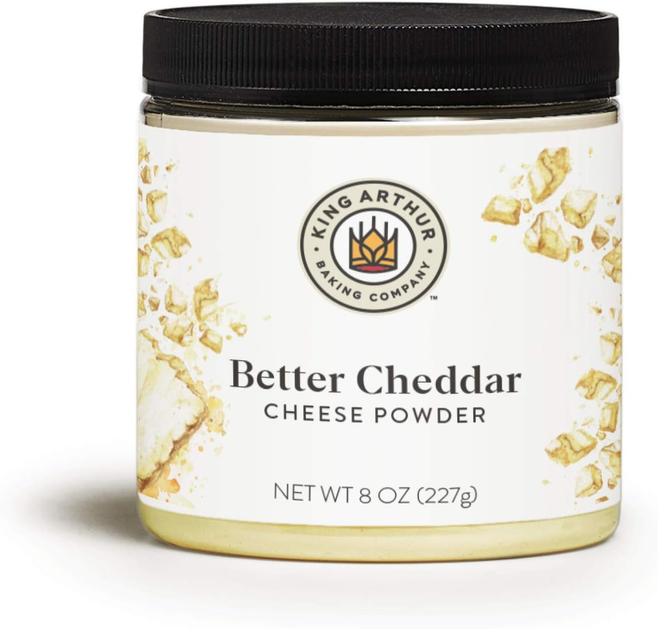 King Arthur Better Cheddar Cheese Powder: Premium Sharp Cheddar Flavor for Popcorn, Pasta, and More - Versatile Cooking Ingredient in 8 Oz Reusable Jar - Elevate Your Dishes with Rich, Authentic Taste image number 1