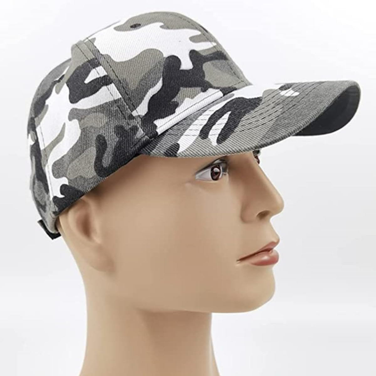 Jjiaolinin Men Women Camouflage Baseball Cap,Boys Camouflage Baseball Caps Camo Casual Camo Baseball Cap Mens Boys Army Camouflage Baseball Cap for Outdoor Camping Fishing Hip Hop Sports image number 4