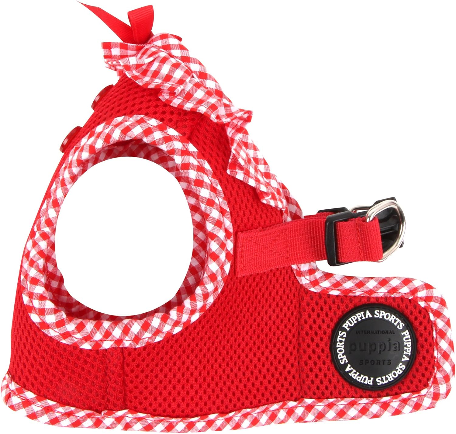 Puppia Vivien Vest Dog Harness Step-In All Season Mesh Cute No Pull No Choke Walking Training for Small Dog, Purple, X-Small image number 4