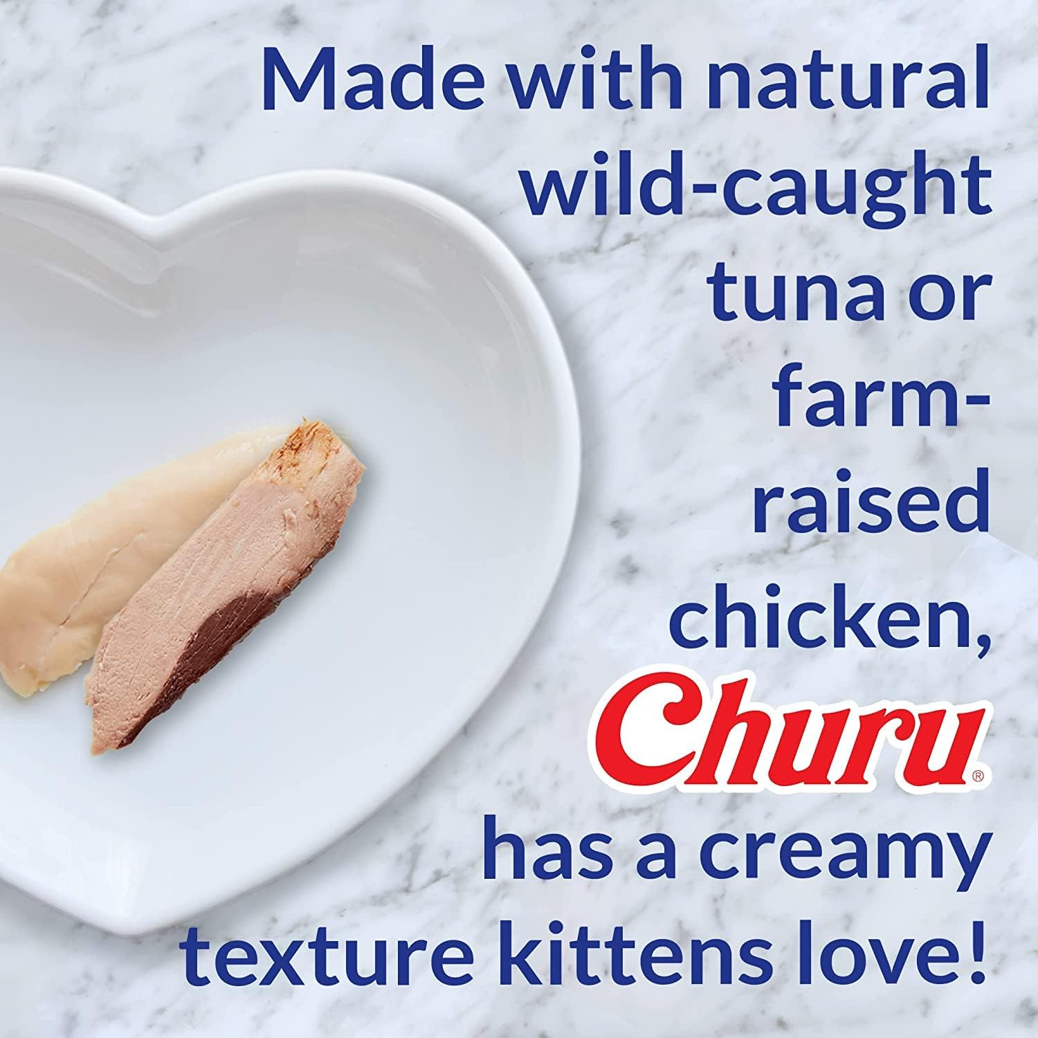 Inaba Churu Puree Kitten under Age 1 Creamy Treat Chicken Recipe 6 X 56G image number 3