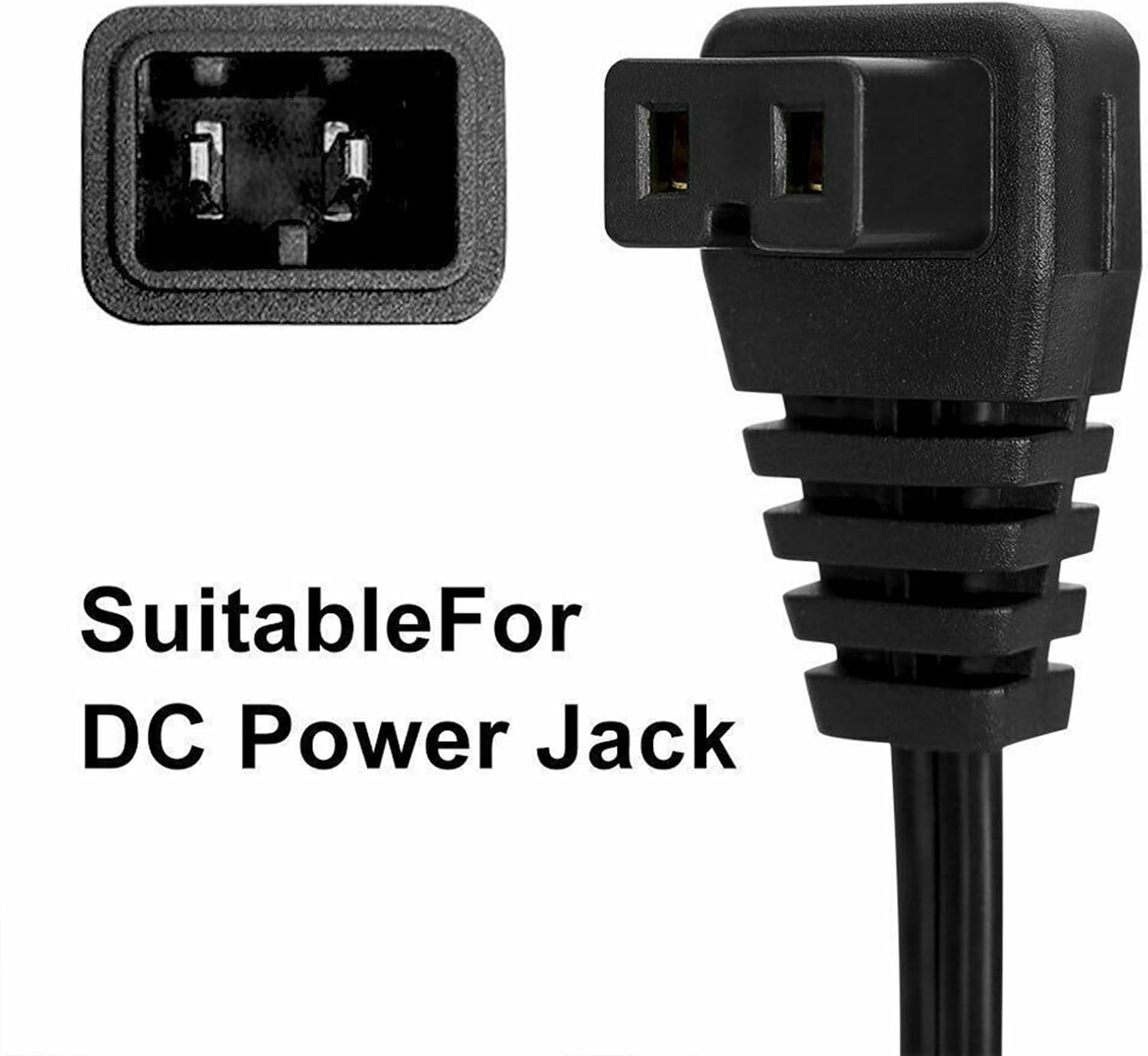 1 Pcs 12V Fridge Cord, Refrigerator Power Cable for Camping, Cigarette Lighter Plug to Car Fridge Adaptor， 2M Power Lead Cable Cord，Dc Power Cable for Car Refrigerator Fridge Freezer