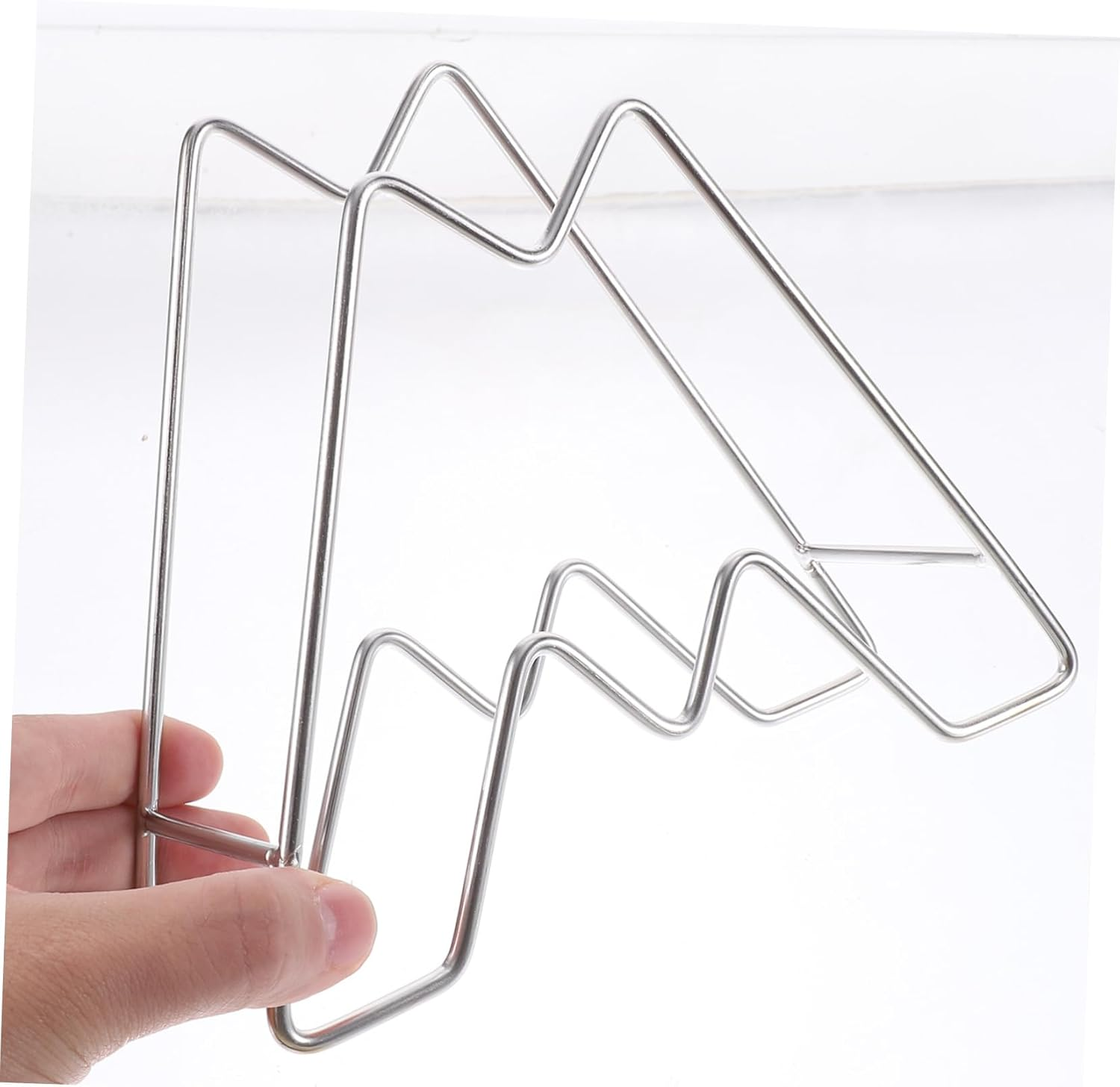 COLLBATH Kitchen Cutting Board Stand Pot Lid Rack Pan Organizer Stainless Steel Storage Stand for Home image number 5