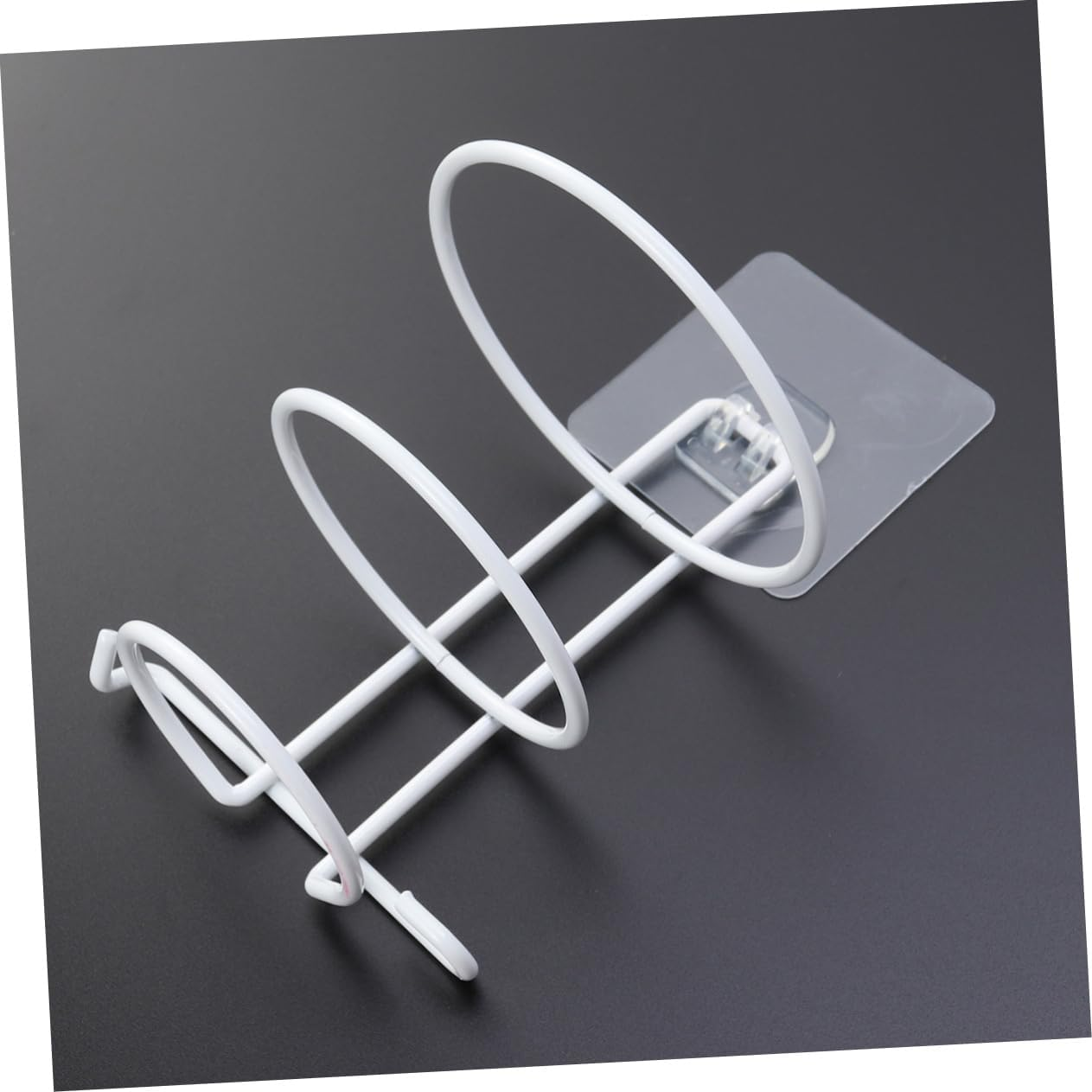 MERRYHAPY Sturdy Dryer and Straightener Holder Wall Mount Rack Storage for Bathroom image number 5