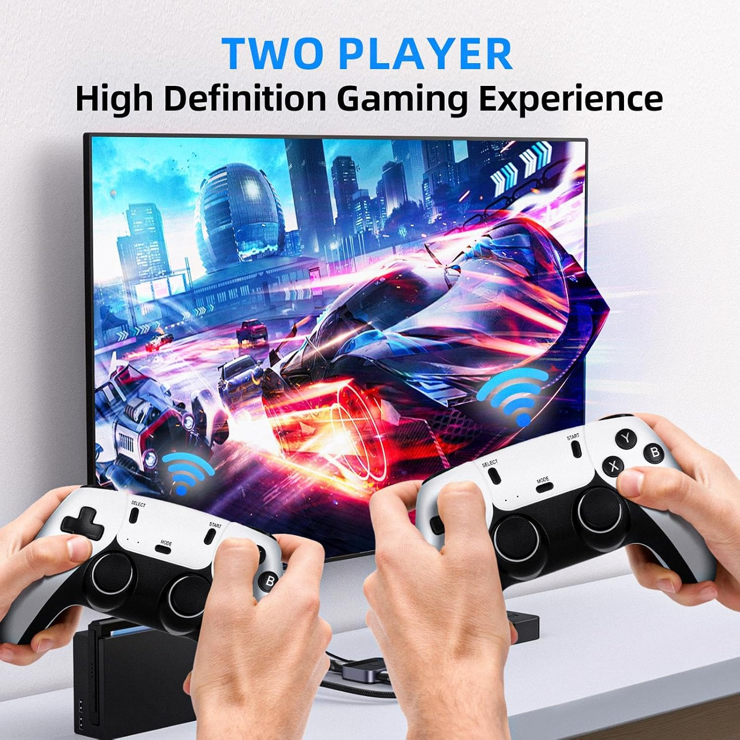 Retro Game Console/Video Game Consoles, with 2Pack Game Controllers, 30000 Games, 64GB Integrated Card & 1080P/720P HDMI Arcade Screen image number 2