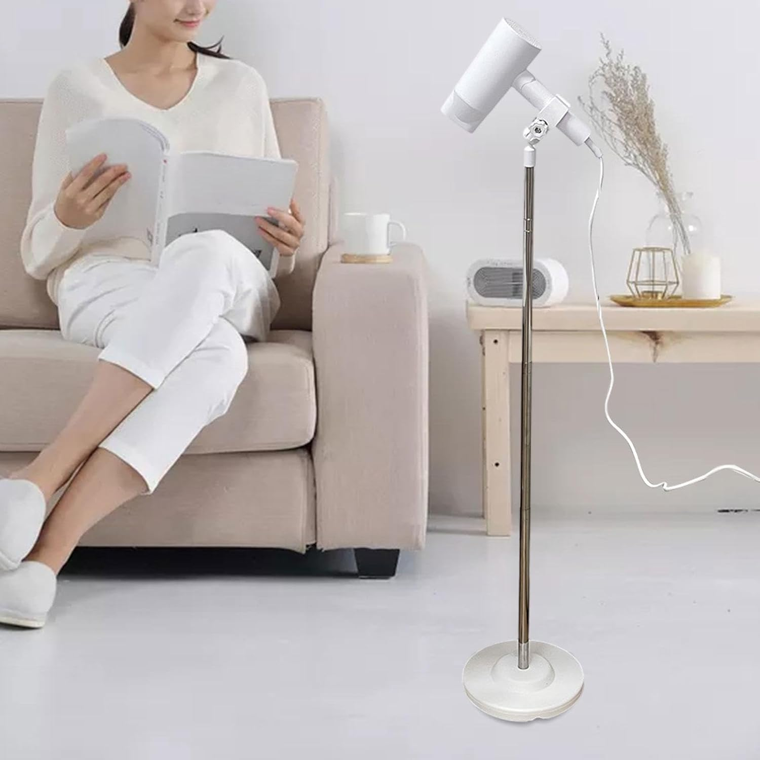 Leeqinersw Floor and Desktop Hair Drying Stand for Blow Dryer Holder in Grooming image number 4