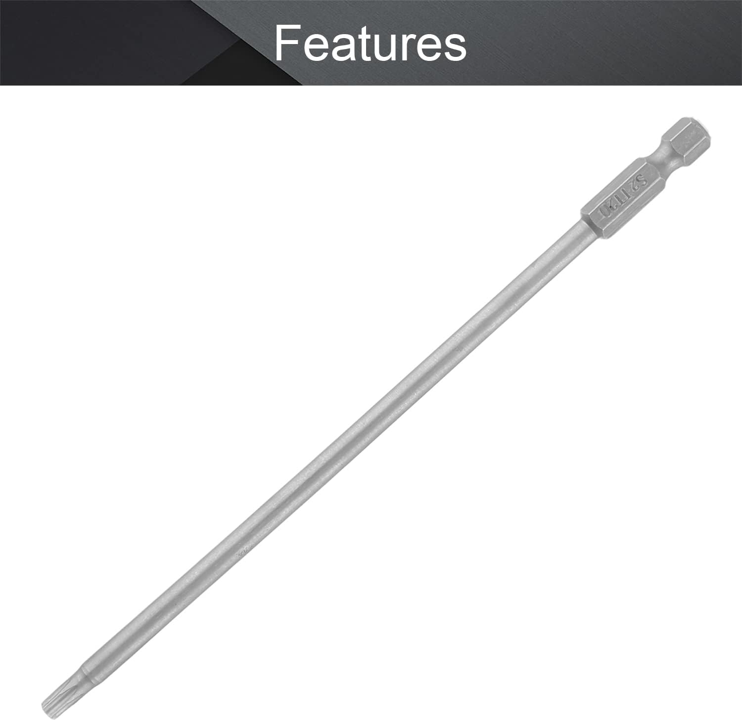 Utoolmart 2 Pcs 1/4 Inches Hex Shank T20 Magnetic Security Torx Screwdriver Bits 5.9-Inch Length image number 5