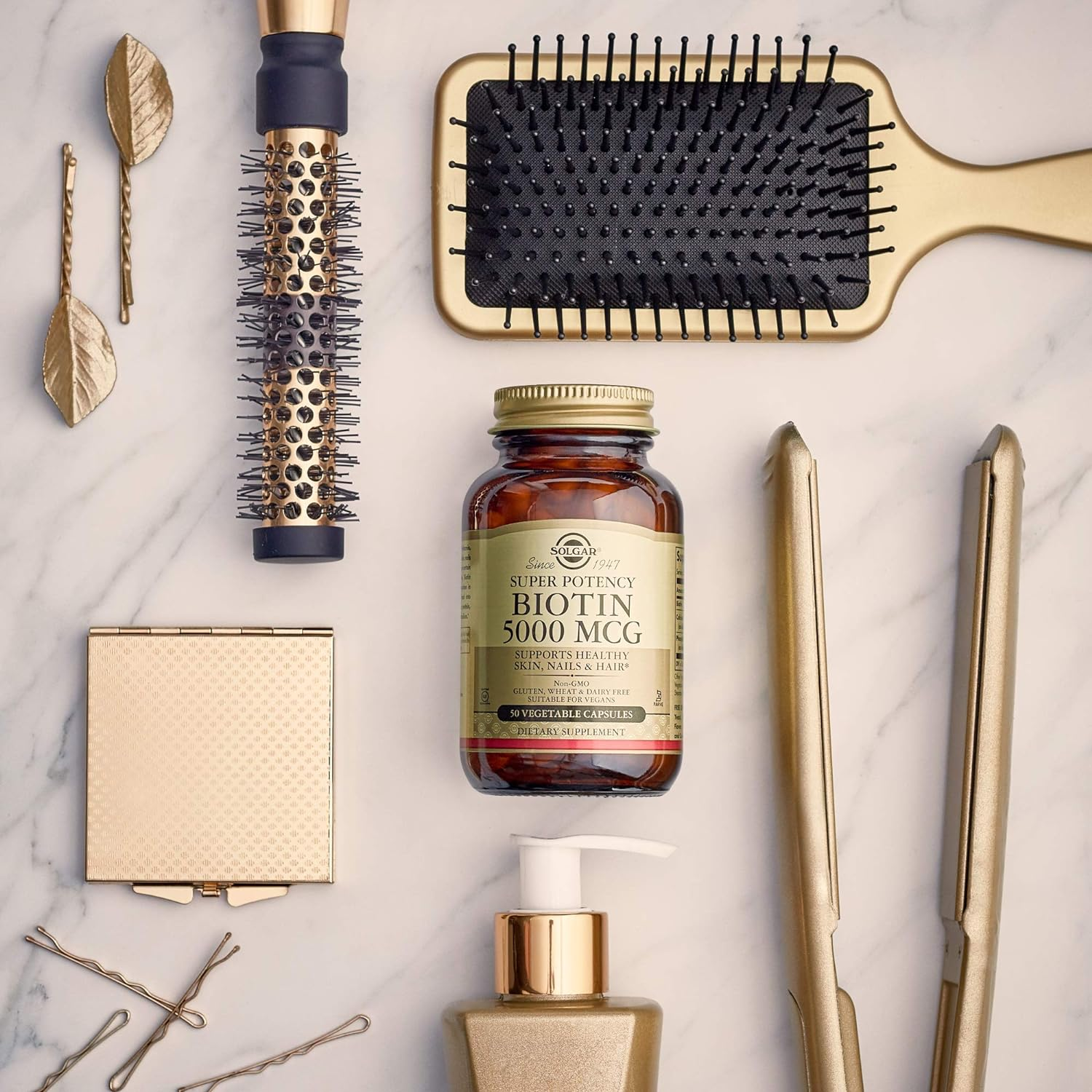 Solgar &ndash; Biotin 10,000 Mcg, 120 Vegetable Capsules &ndash; Supports Healthy Skin, Nails and Hair image number 5