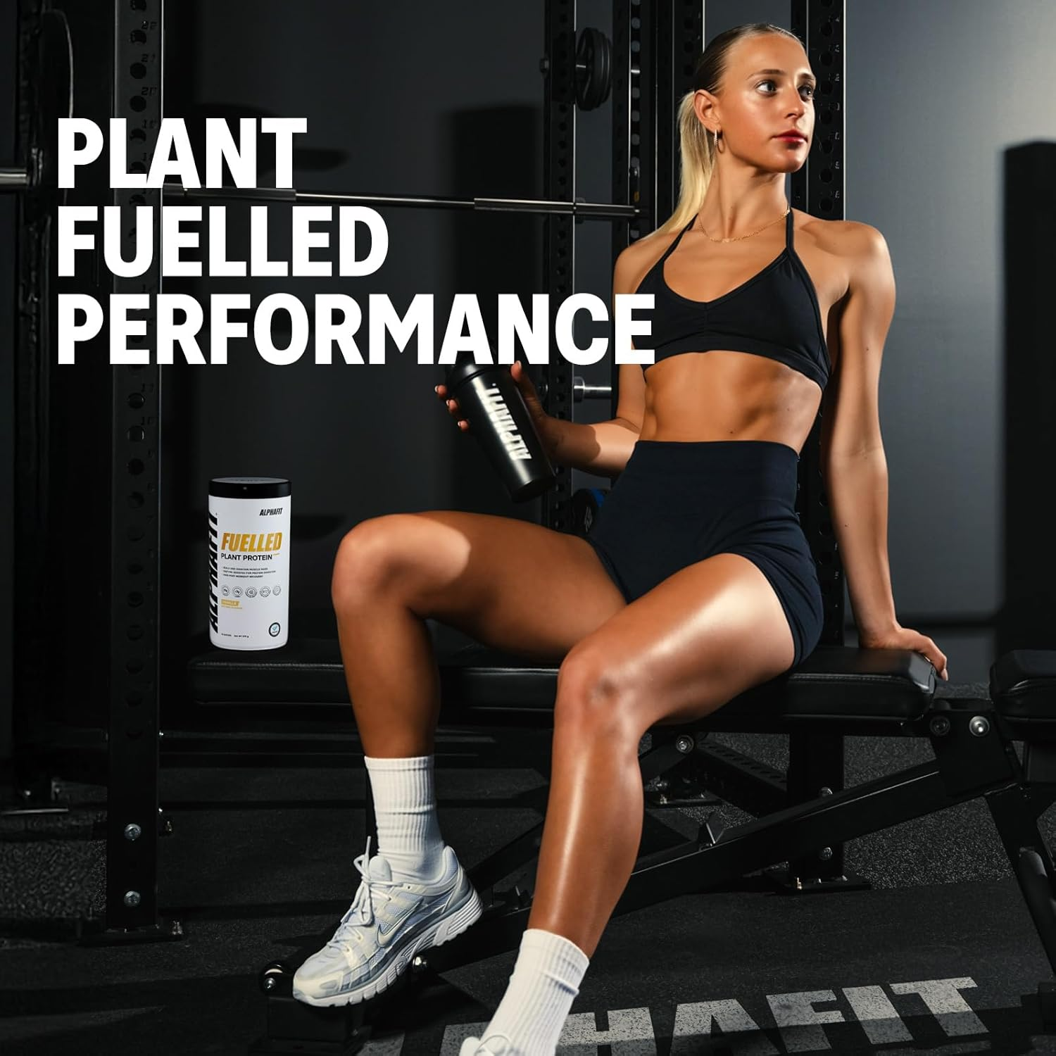 ALPHAFIT Fuelled Plant Protein Vanilla, Vegan Pea Protein with Digestive Enzymes, Natural & Dairy Free, HASTA Certified, 875G image number 4