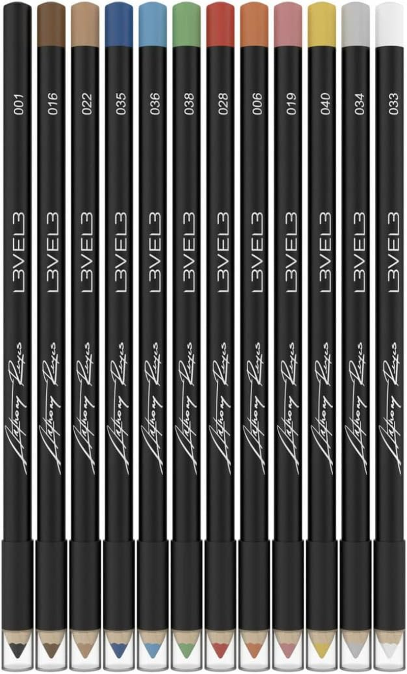 Level 3 Color Liner Pencils - Hair Tattoo, Hairline Outliner and Design Pen - Professional Barber Engraving and Portrait Lining Pencil image number 2