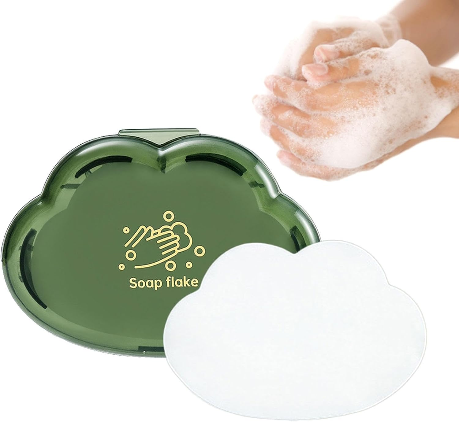 Hand Soap Sheets - 50 /Box Portable Paper Soap for Travel | Travel Cleaner, Disc Soap for Outdoor Activities, Hiking, Picnic, Survival image number 6