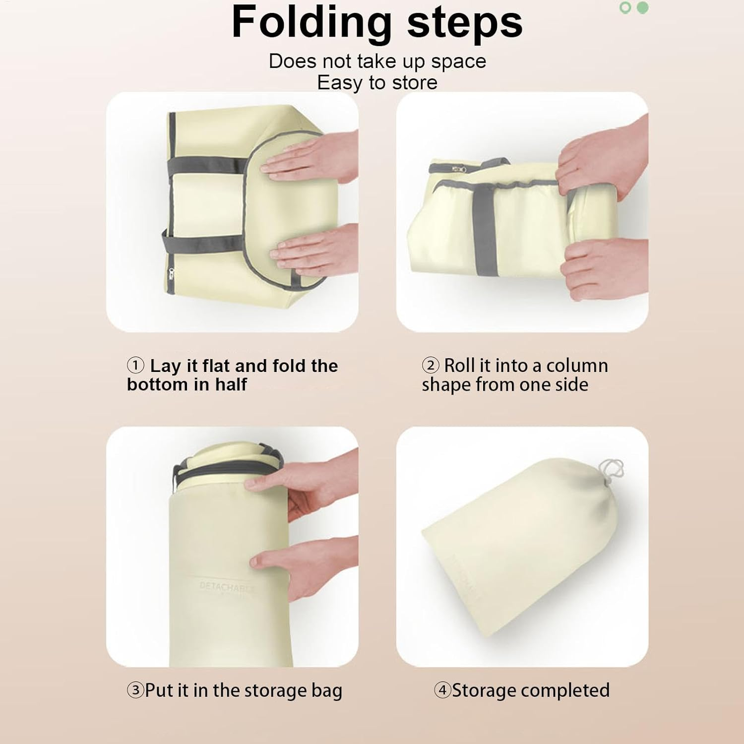 Foot Bath Bucket - Foldable Foot Bath Basin | Foot Bucket Foot Wash Basin Bag, Portable Salon Case, Barber Equipment Carrier, Foot Tub with Handle, Portable Foot Soak for Camping Laundry Travel - Green Without Cover image number 3