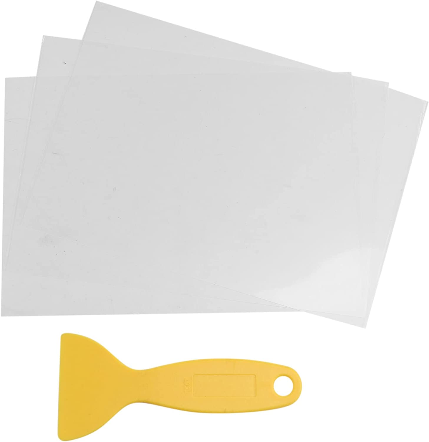3Pcs FEP Release Film 200X140X0.15 Mm for UV 3D Printers, LCD Resin, with 1Pc Replacement Plastic Spatula image number 2