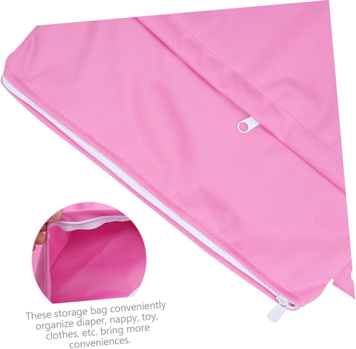 MERRYHAPY 2Pcs Multi-Function Diaper Storage Bag Wet Bag for Travel Lightweight Diaper image number 6