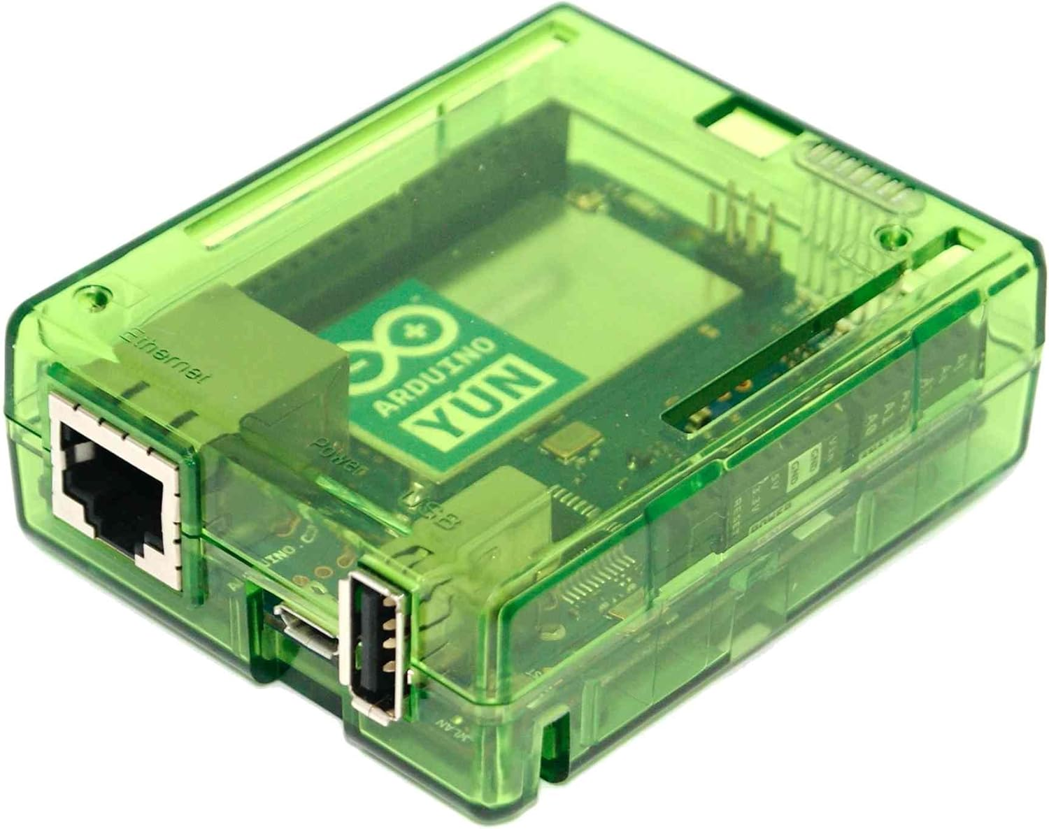 Arduino YUN Case Transparent (Green) image number 2