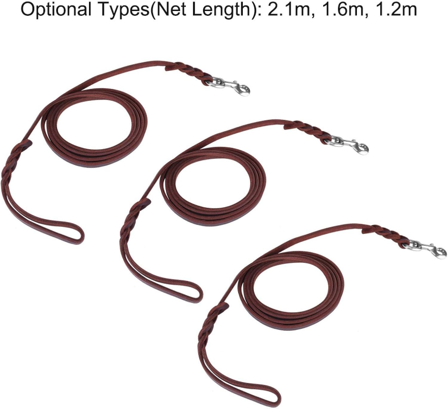 EVTSCAN Dog Lead Leash, Pet Requisites Better Basics Dog Rope Leash with Comfortable Padded Handle(3Types)(料长2米5净长约2米1)