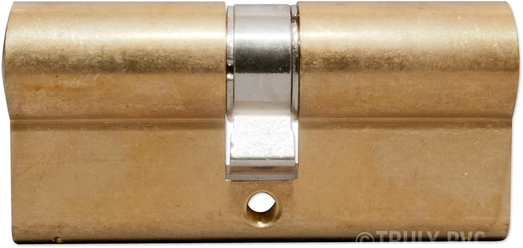 Yale PKM3545-PB Euro Double 1 Star Kitemarked Cylinder, 3 Keys Supplied, High Security, Visi Packed, Suitable for All Door Types, Brass Finish, 35:10:45 (90 Mm) image number 4
