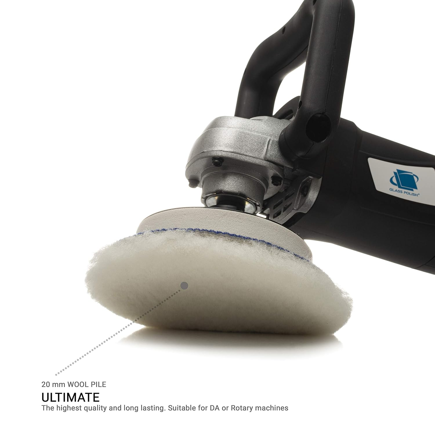 Glass Polish (150Mm) Pro-Line Natural Long Pile Wool Pad - GP16012 image number 2