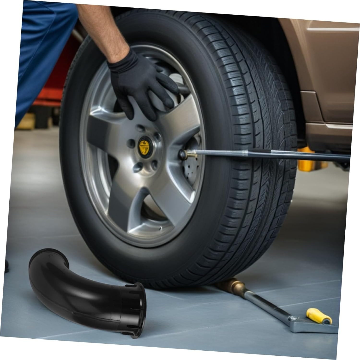 TEMPNAP 2Pcs Speaker Port Tube for Car Ported Subwoofer Enclosures Speaker Tube Air Vent Subwoofer Amp Car Underseat Port Replacement Black image number 2