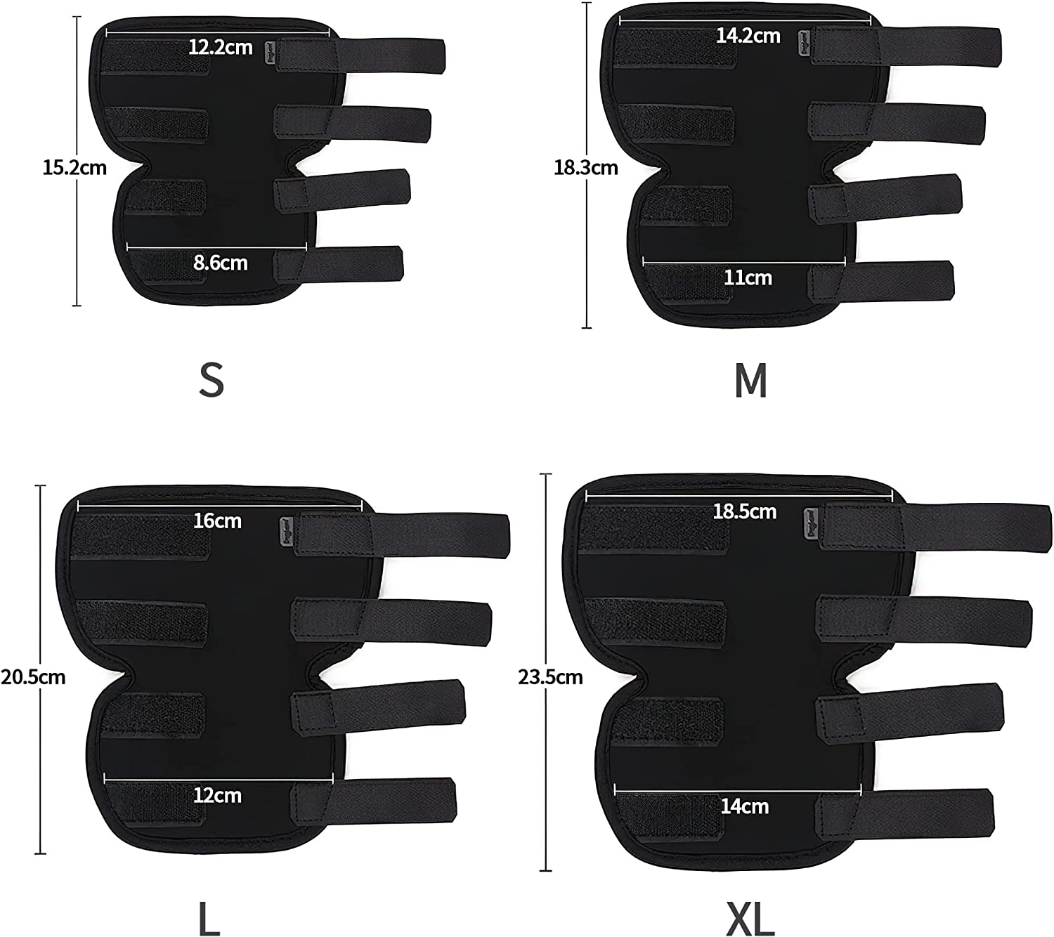 Rear Leg Brace for Small Dogs and Cats after Surgery Wear Hip and Thigh Wound Protective Sleeve (Long Leg Dog, X-Large) image number 3