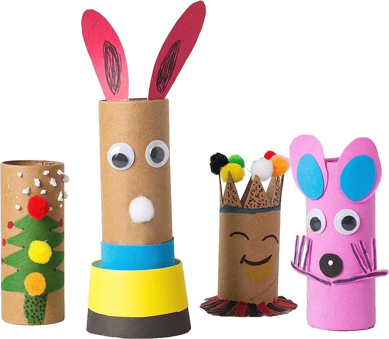 120 Pack Thick Cardboard Tubes for Crafts - Craft Rolls - round Cardboard Tubes - Craft Tubes - Toilet Paper Rolls Crafts - Paper Tube for Crafts - Craft round Tubes 1.57 X 3.9 Inches - Brown