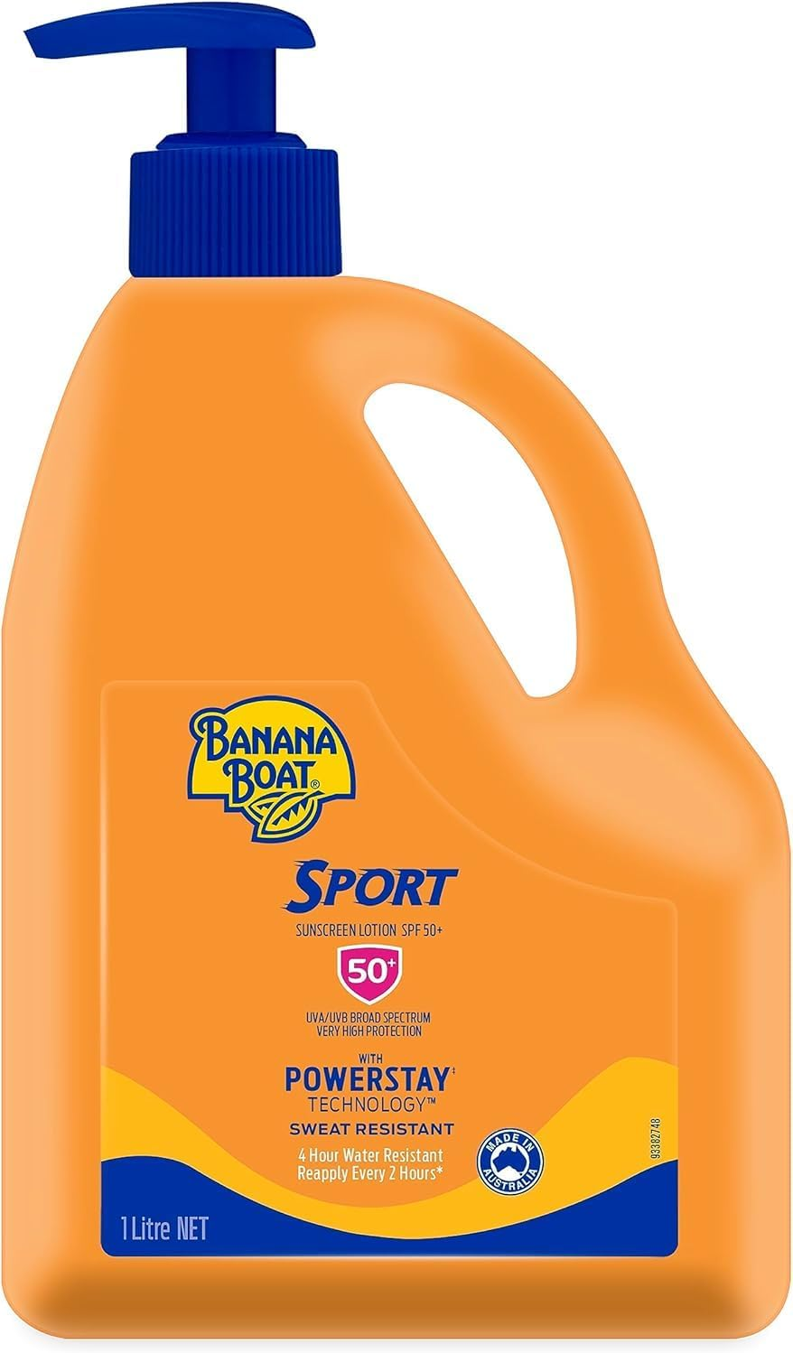 Banana Boat Sport Sunscreen Lotion SPF50+ 1L, UVA/UVB, Non-Greasy, Sweat Resistant, 4-Hour Water Resistant, Made in Australia image number 5