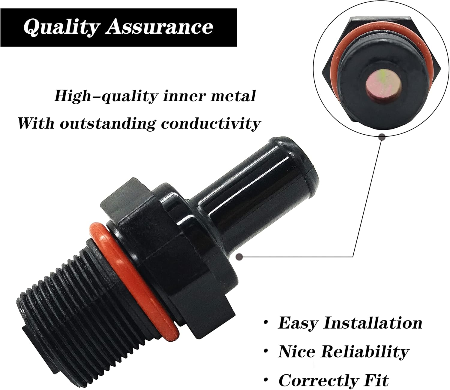 Rldym PCV Exhaust Control Valve 26740-2G000 Select for Hyundai Kia Exhaust Elantra, Santa Fe, Sonata, Tucson, Forte, Soul, Positive Crankcase Ventilation Valve OEM 267402G000, 29651, PCV490, 0450404 image number 4