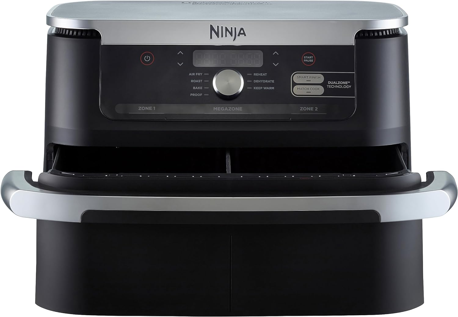 Ninja XXXL Flexdrawer Air Fryer, 10.4L Extra Large Drawer with Removable Divider, Dual Zone Technology, 7 Functions, Non Stick, AF500ANZ, Black image number 5