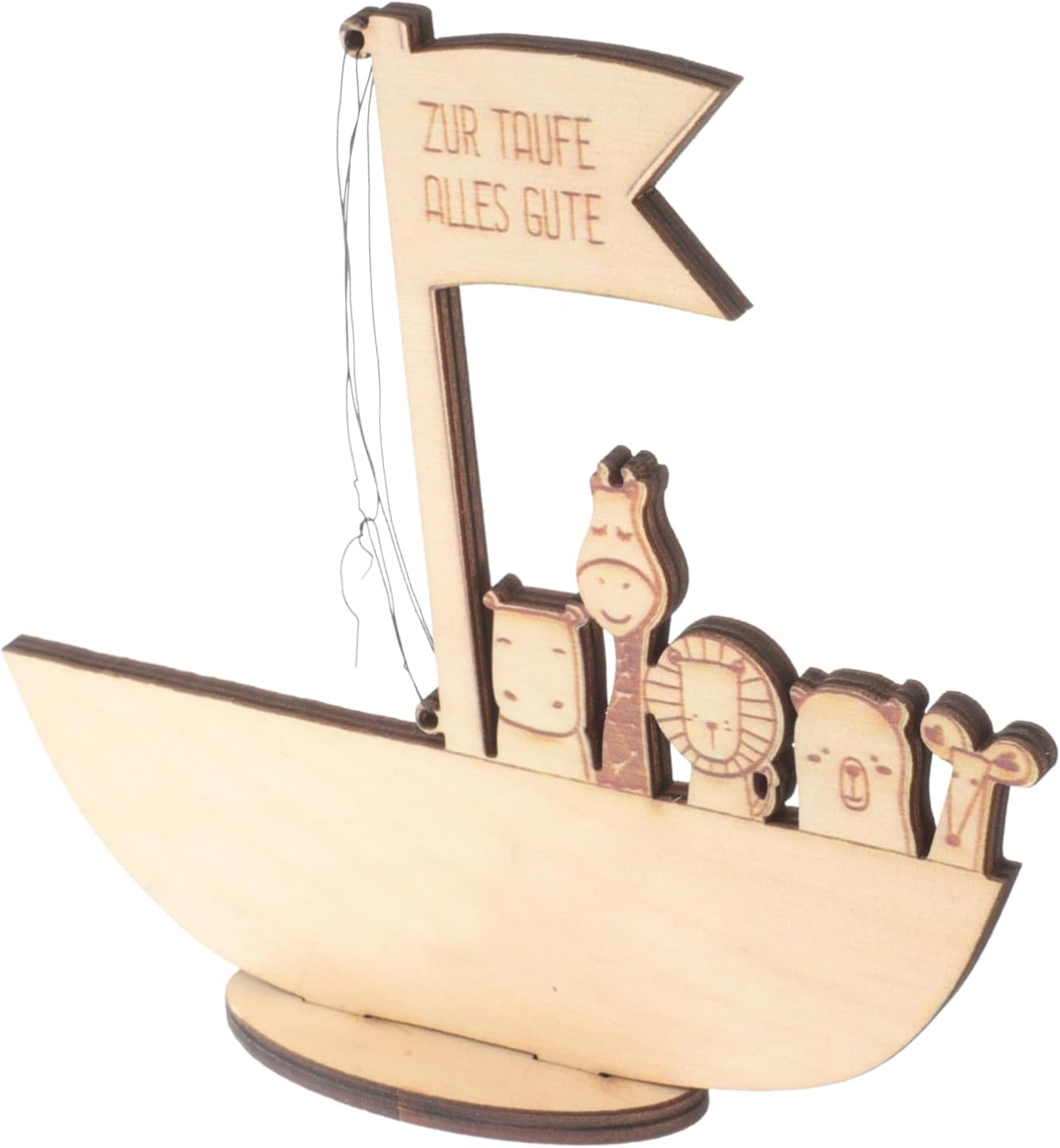 Custom Ark Money Clip Baptism Christening Decor Wooden Ornament for Shower Birthday image number 6