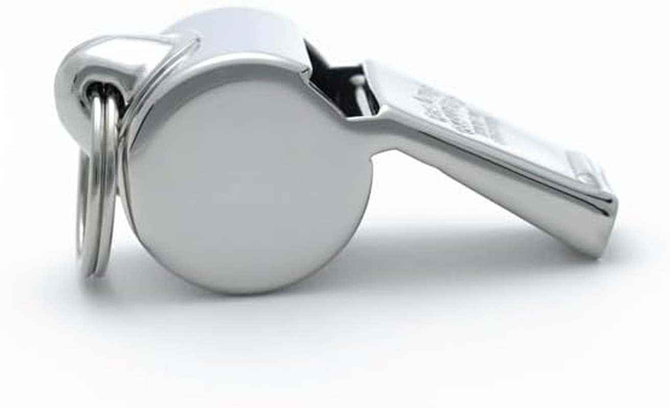 Acme Thunderer 59.5 Nickel Plated Official Referee Whistle image number 3