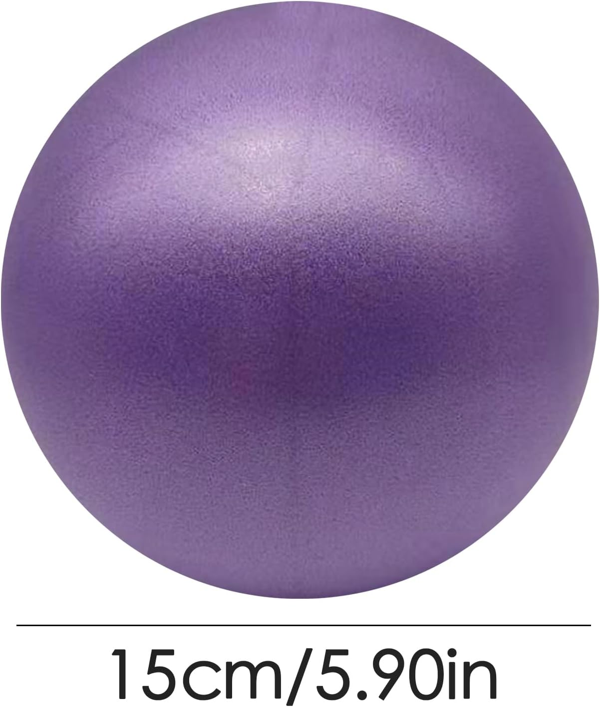 15CM Small Pilates Ball, Frosted Portable Fitness Yoga Ball, Hip Raising Yoga Balls for Exercise, Body Shaping Fitness, Weight-Bearing - Pink image number 2